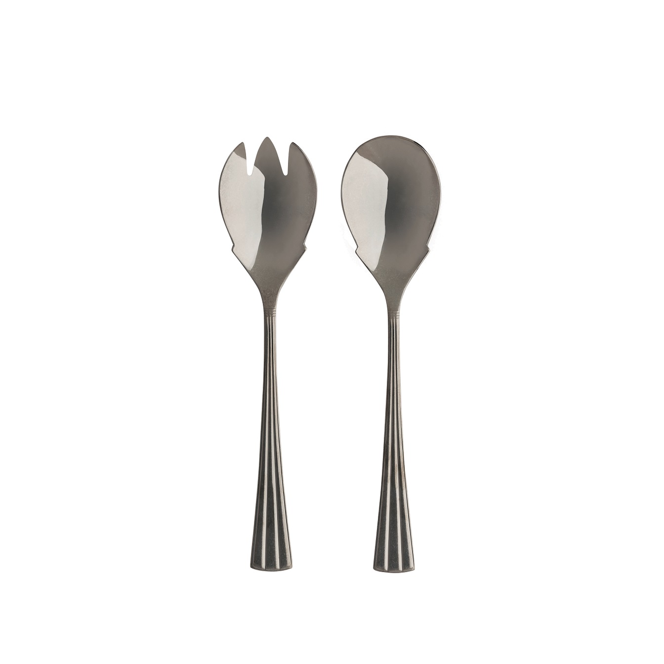 Vime Anthracite Oxyde Salad Serving Set 2pc Gift