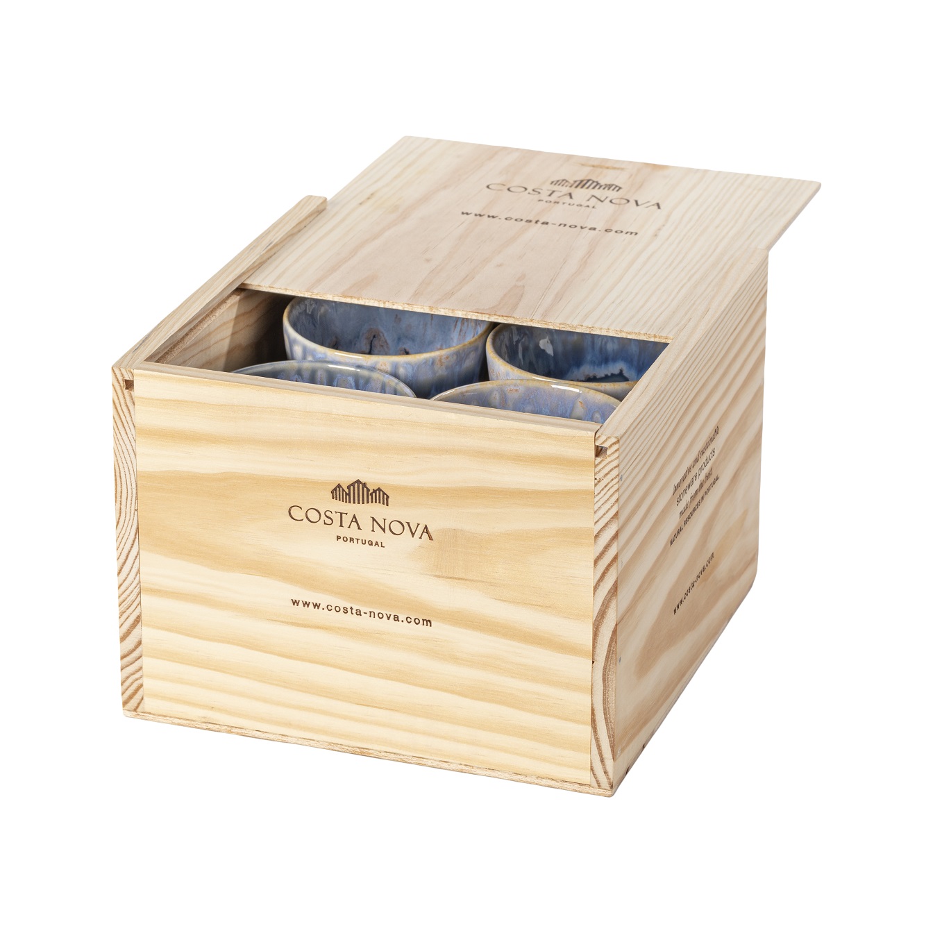 Grespresso Lungo Cafe Cups 0.21l Gift Box 8 Denim Gift