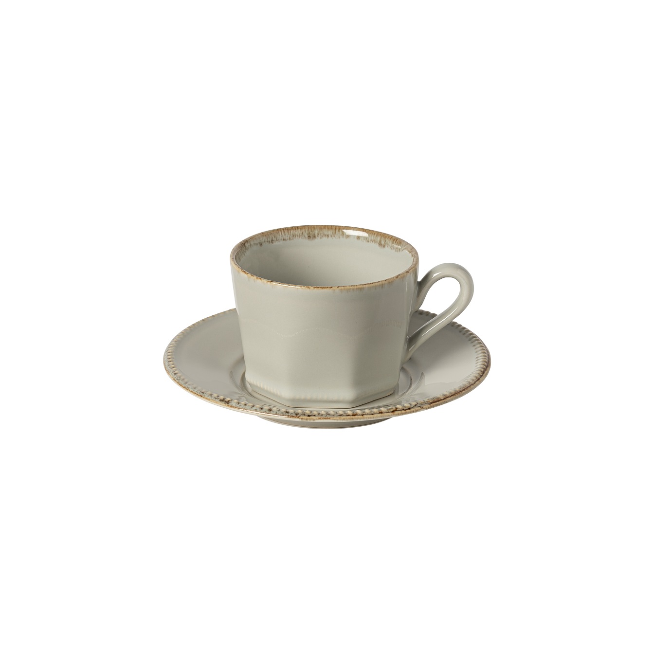 Luzia Ash Grey Tea Cup & Saucer 0.24l Gift