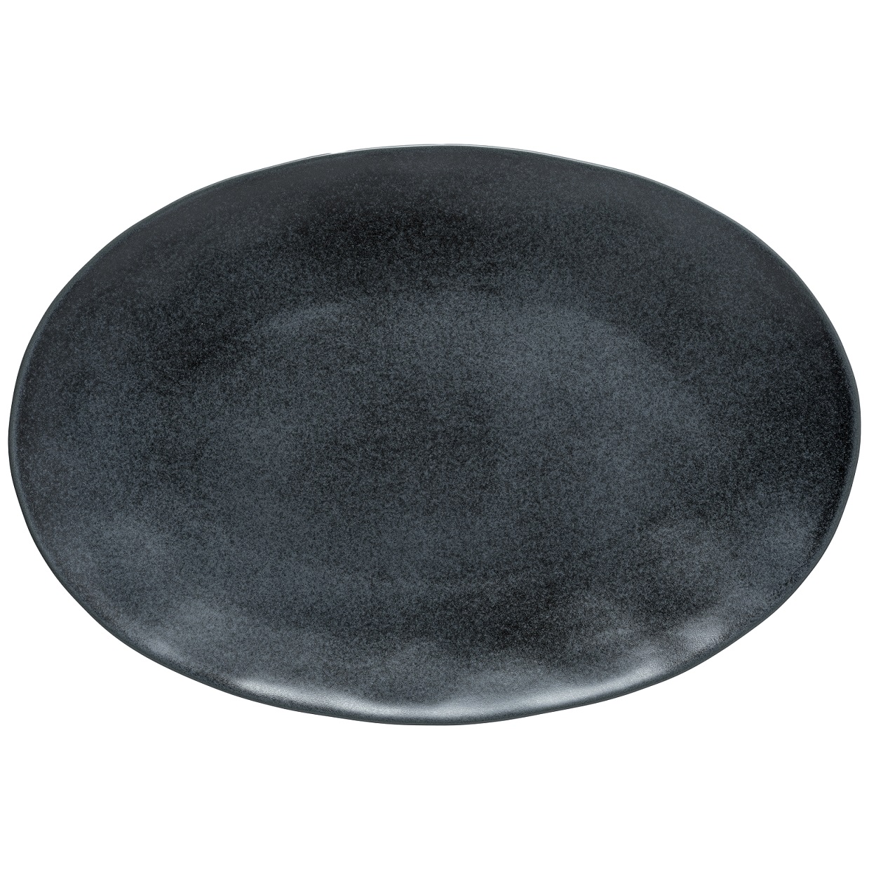 Livia Matte Black Oval Platter 45cm Gift