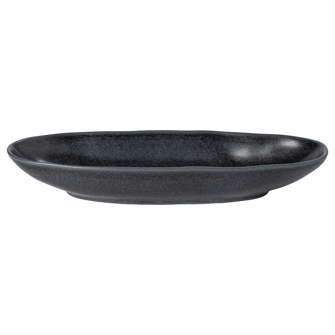 Livia Matte Black Oval Platter 41cm Gift