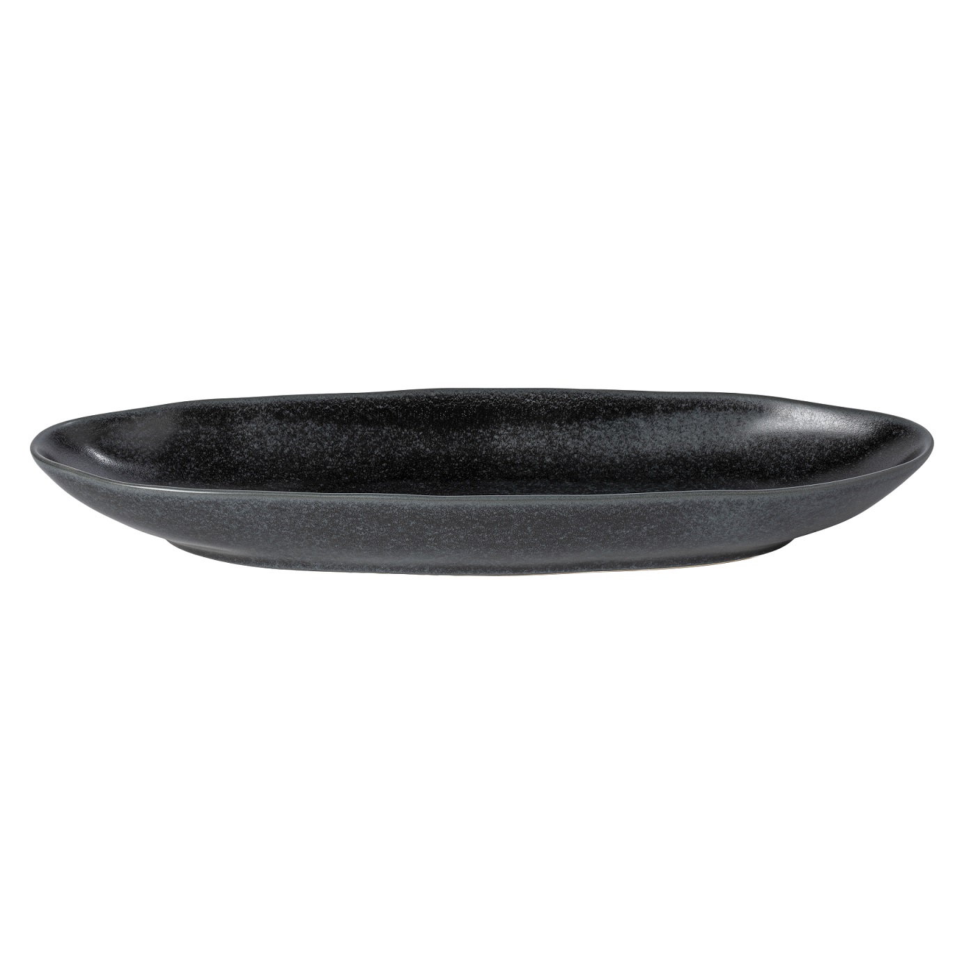 Livia Matte Black Oval Platter 33cm Gift