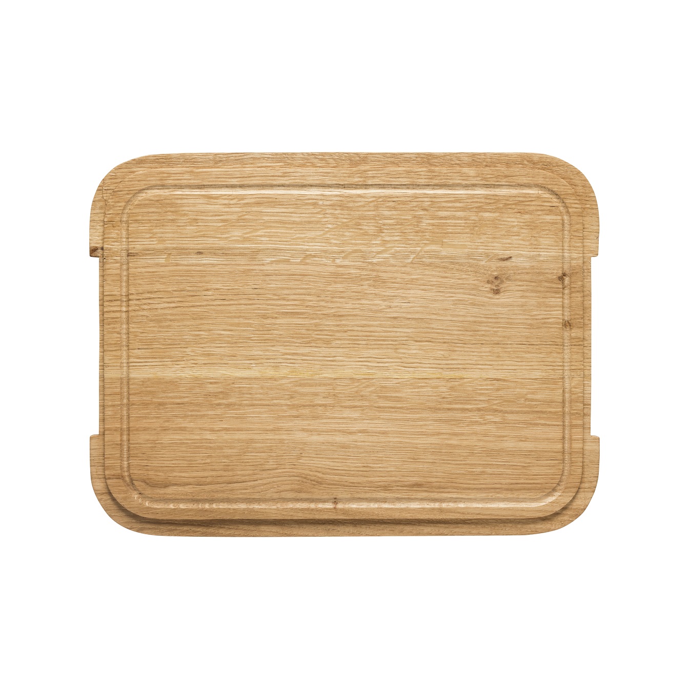 Oak Wood Cutting Board/lid For Rect. Tray 39cm Gift