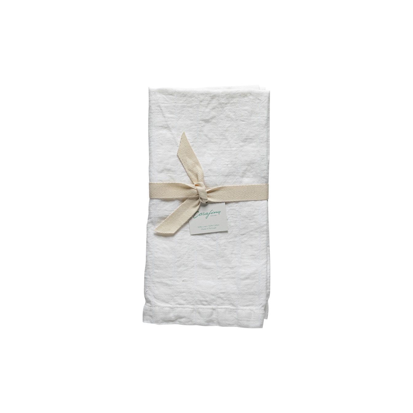 Lucca Napkin Vanilla 47cm X 47cm Gift