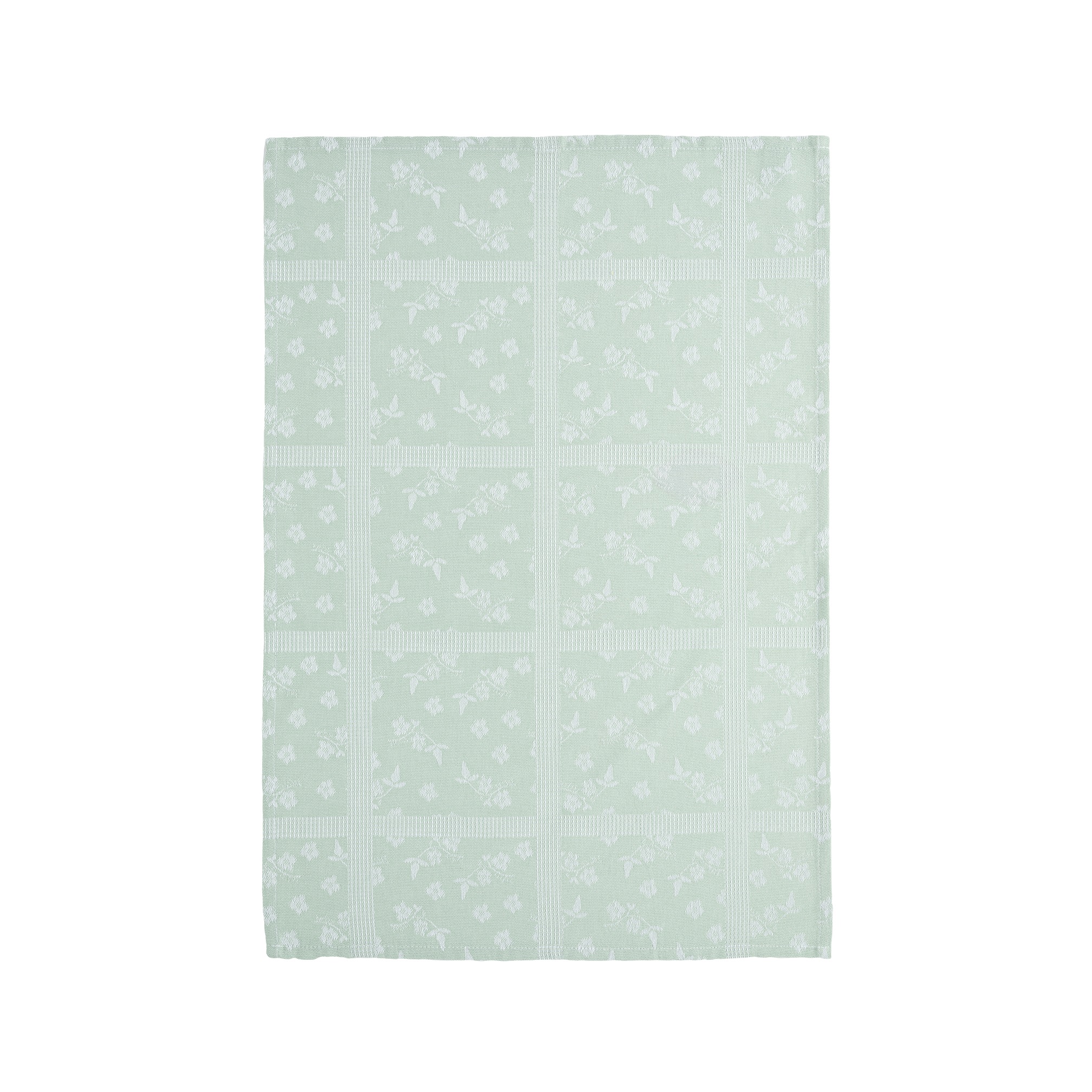 Flowers Set Of 2 Kitchen Towels Aqua Gift