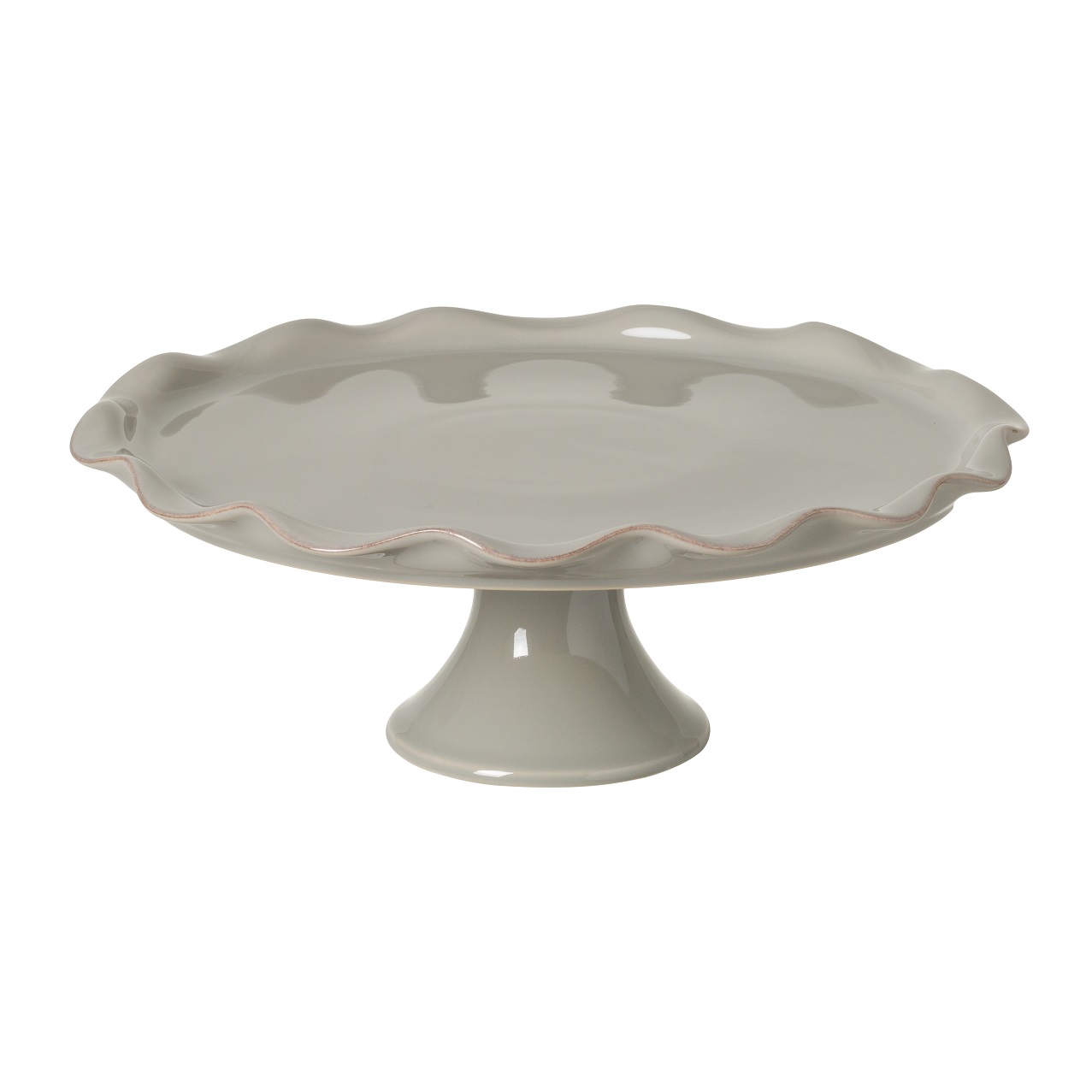 Cook & Host Grey Footed Plate 35cm Gift