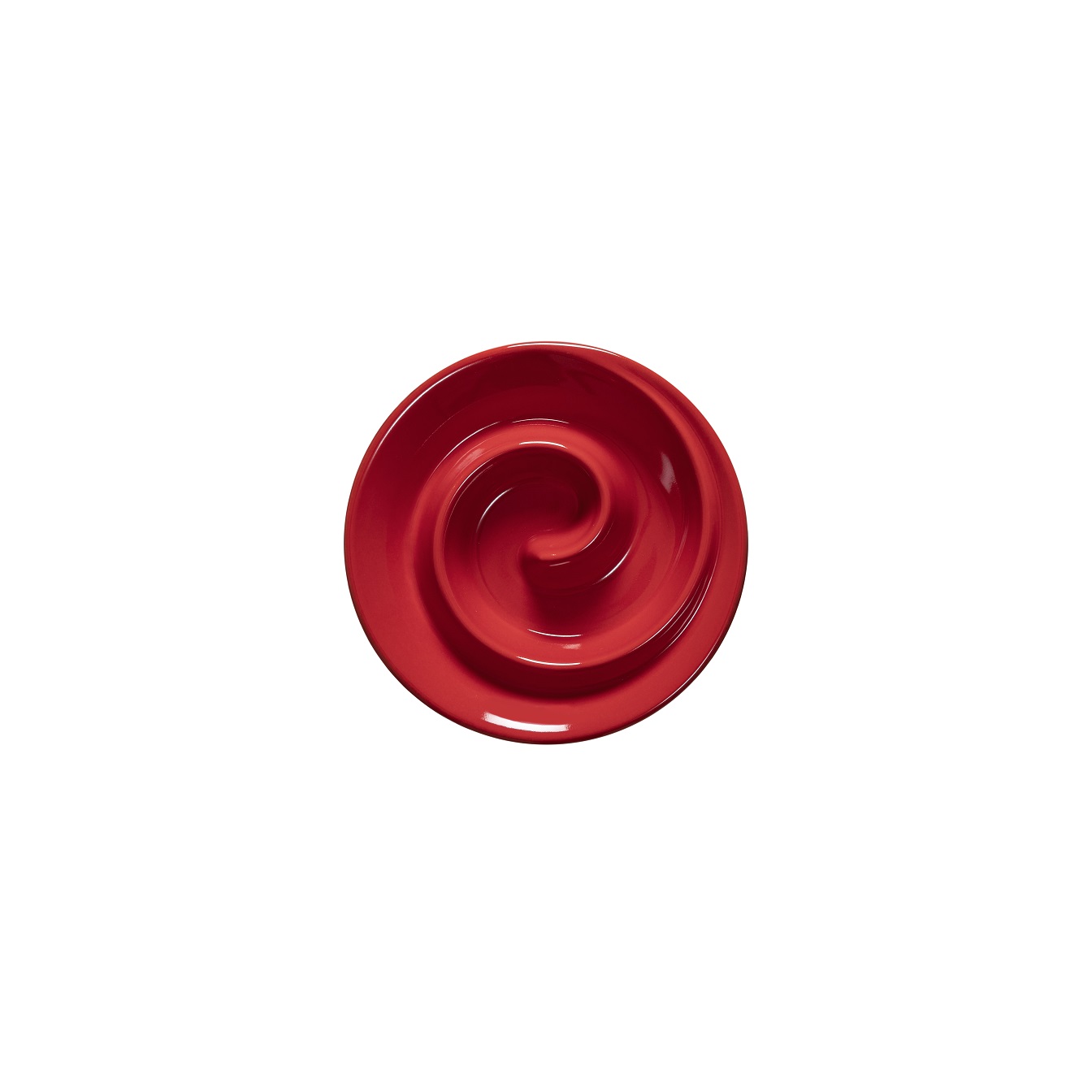 Cook & Host Red Spiral Appetizer Dish 15cm Gift