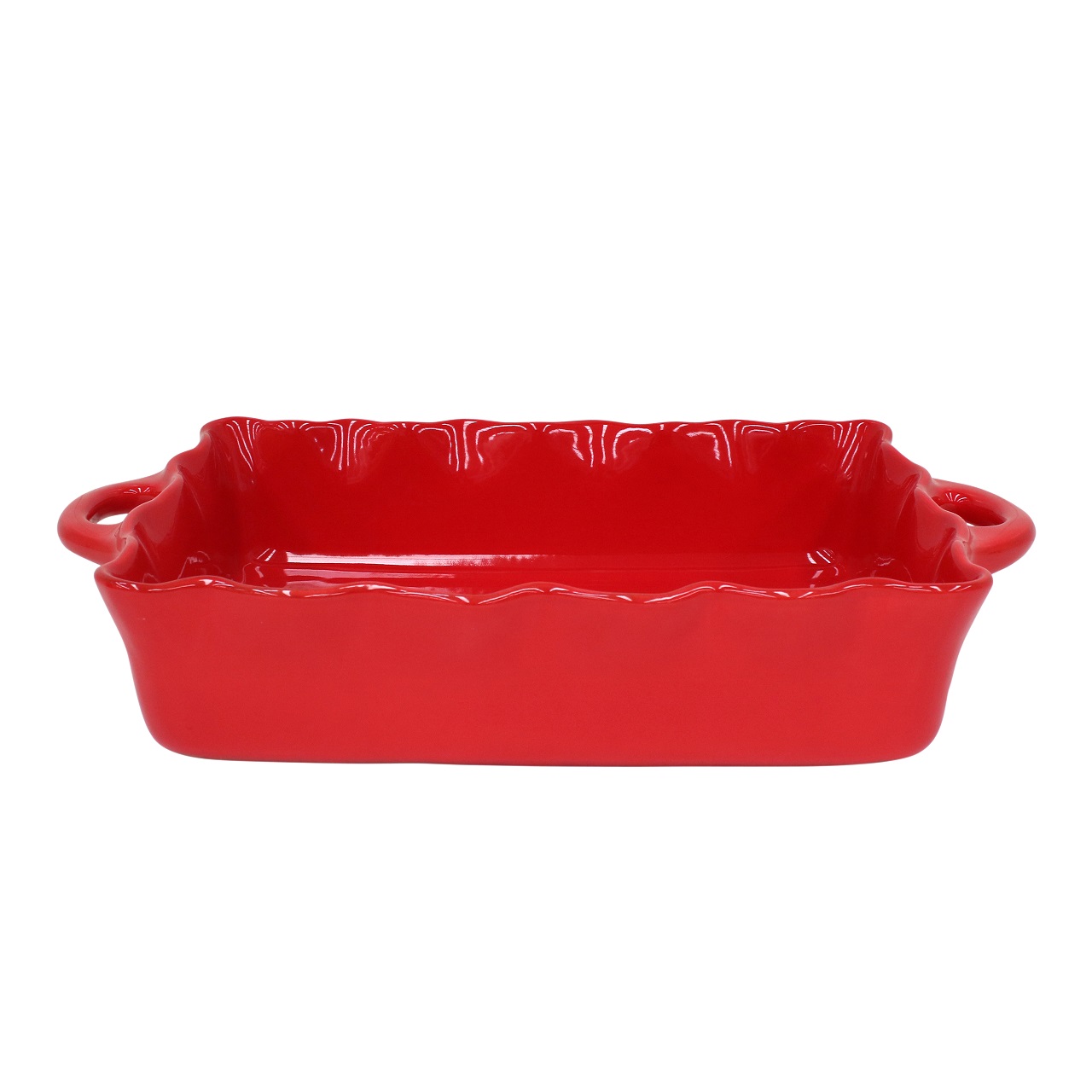 Cook & Host Red Rect Baker (with Handle) 44cm Gift