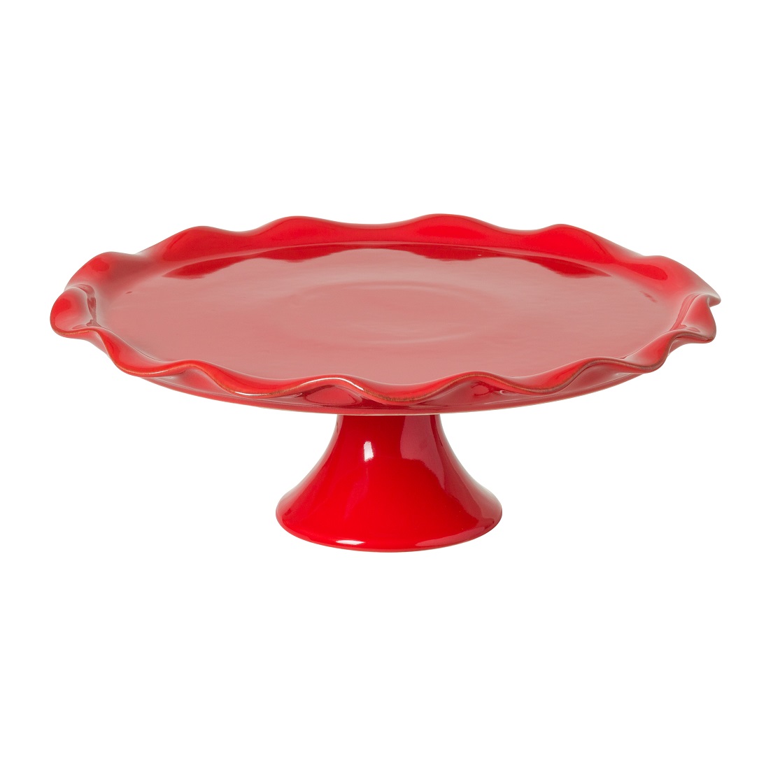 Cook & Host Red Footed Plate 35cm Gift