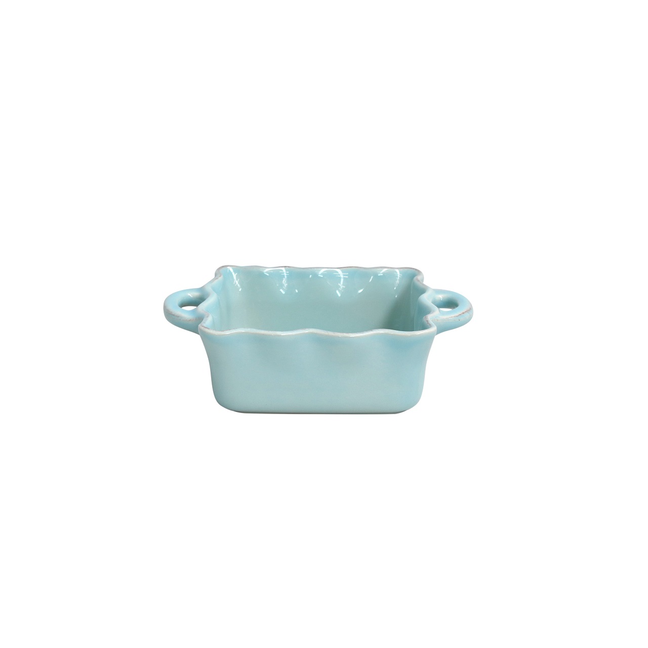 Cook & Host Turquoise Sq Baker With Handle 24cm Gift