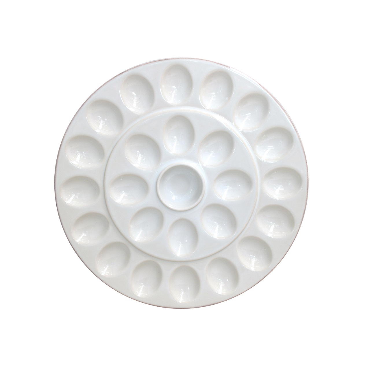 Cook & Host White Egg Platter 34cm Gift