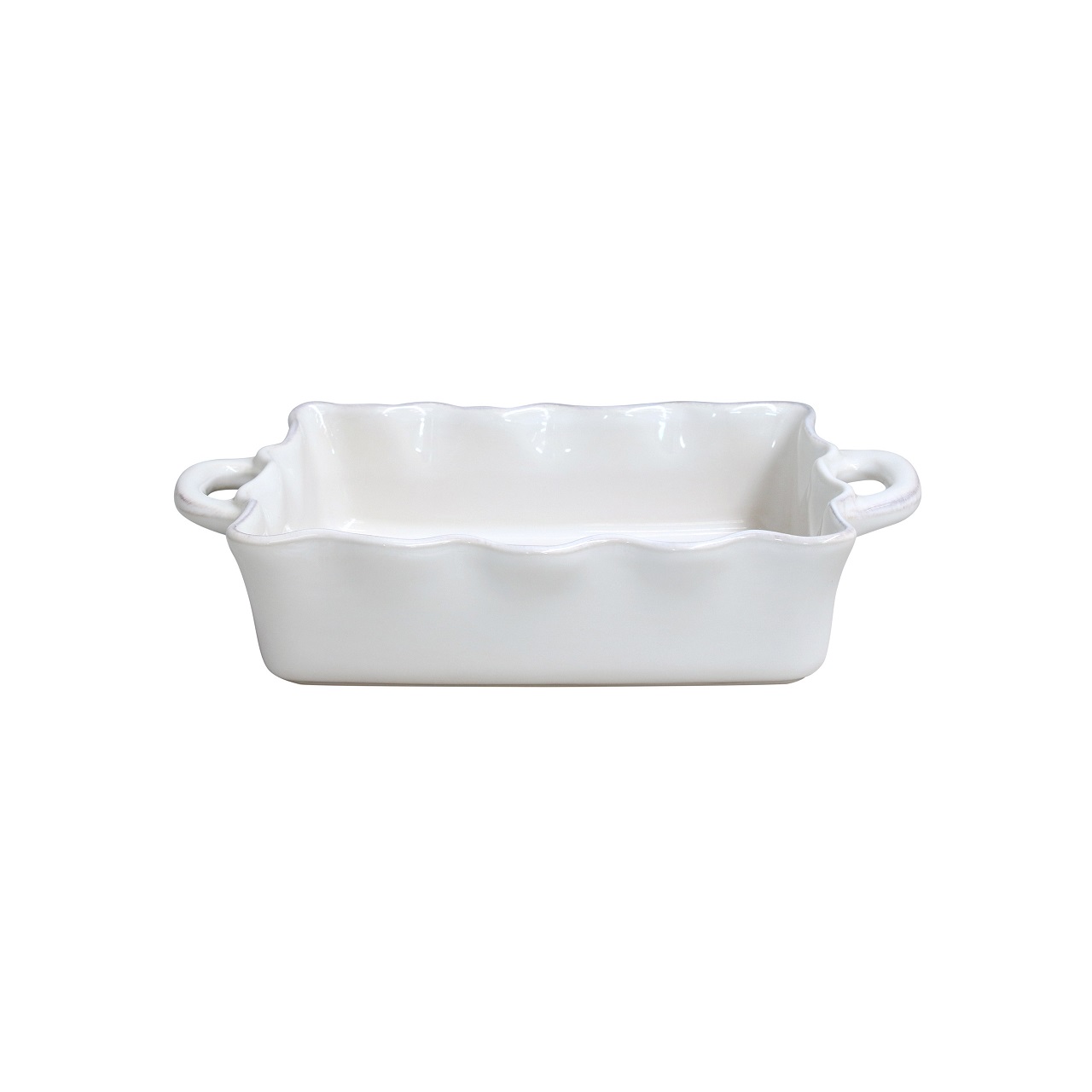 Cook & Host White Rect Baker (with Handle) 34cm Gift
