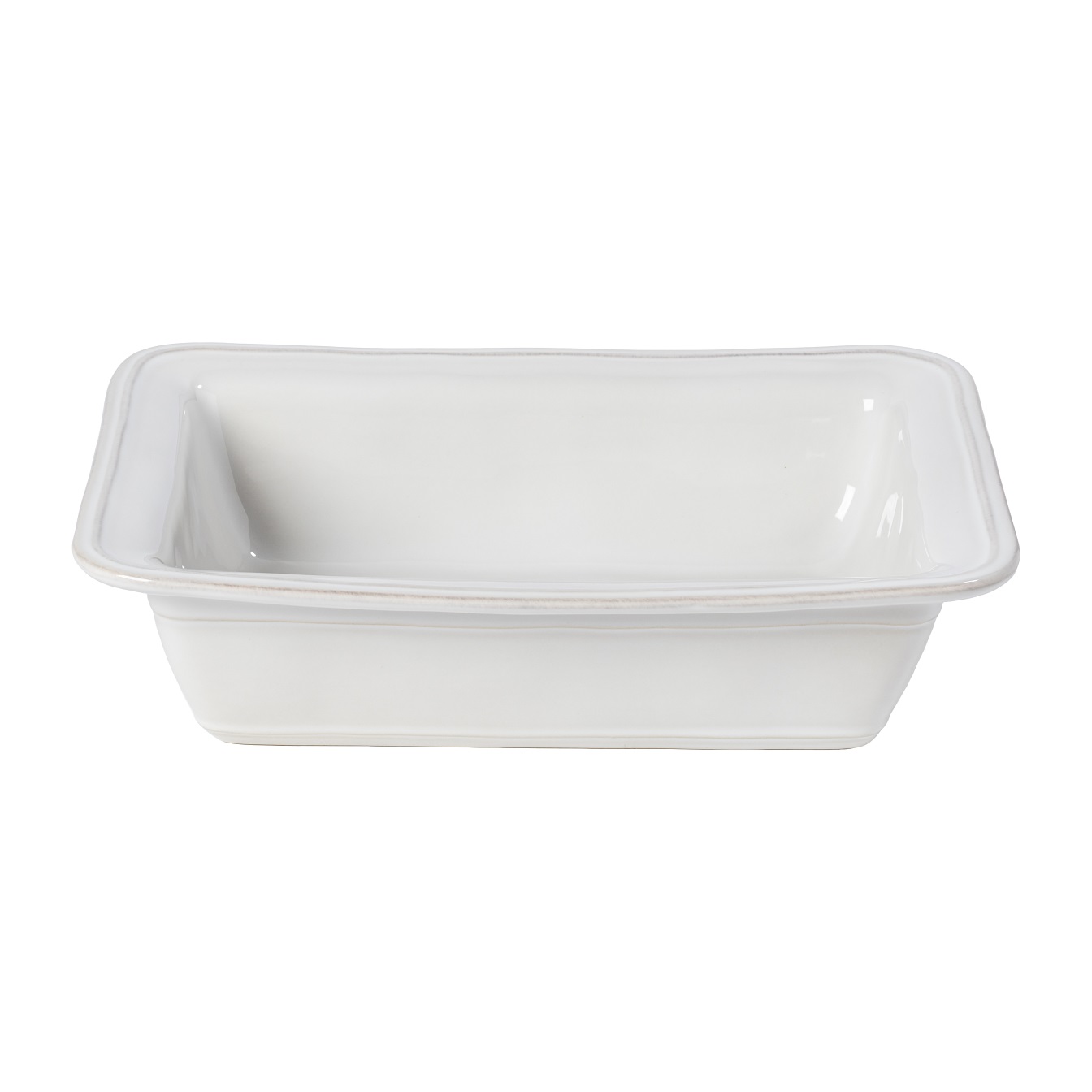 Fontana White Rectangular Baker 29cm Gift