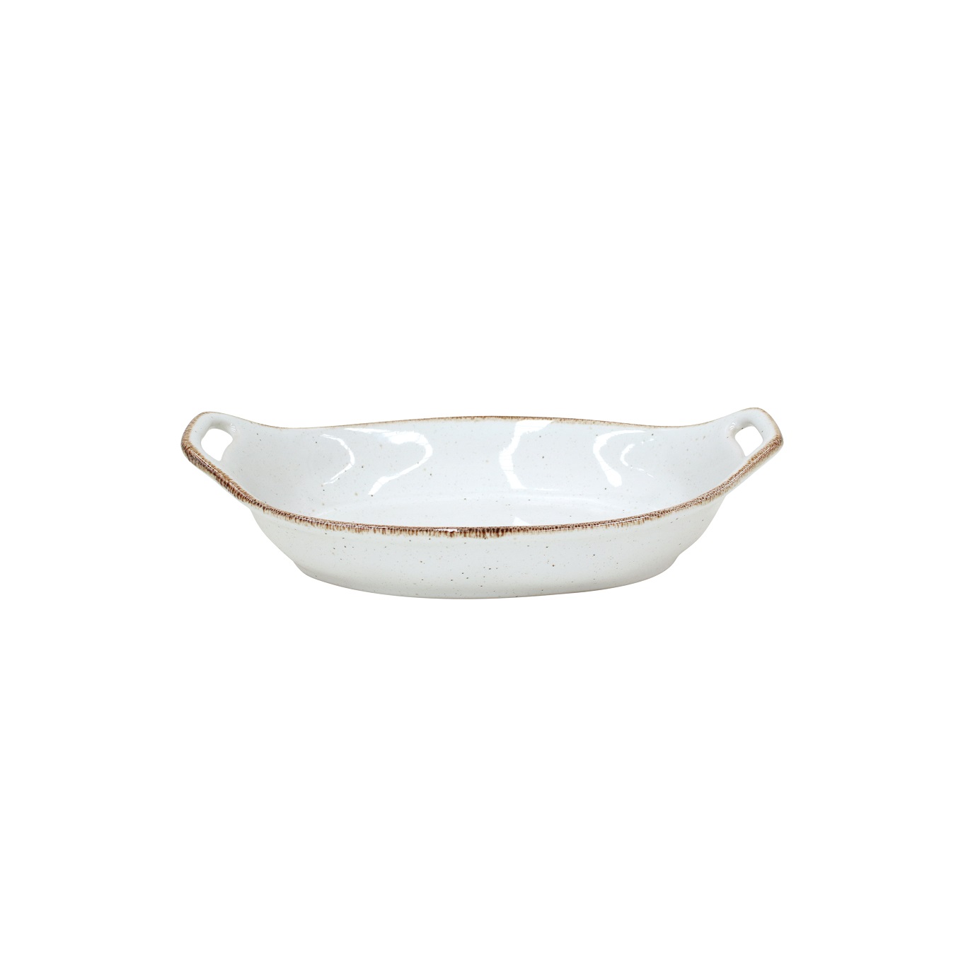 Sardegna White Oval Baker 32cm Gift