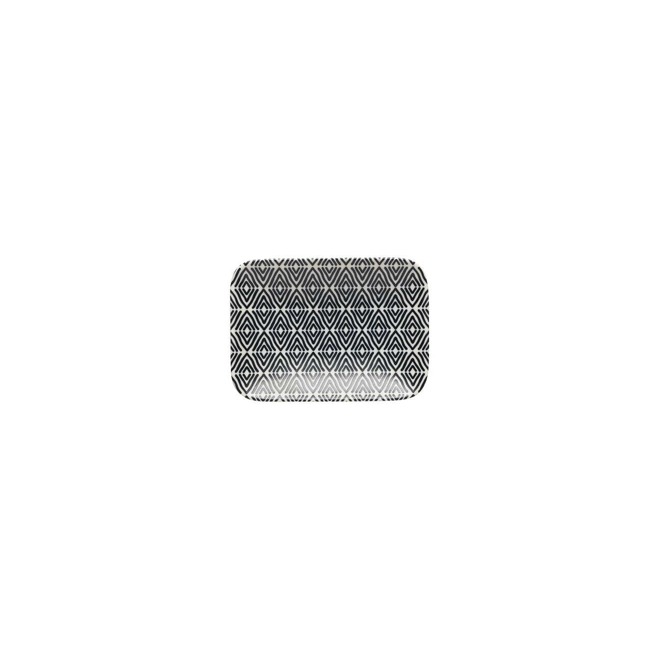 Augusta Diamond Weave Mini Rectangular Tray 13cm Gift