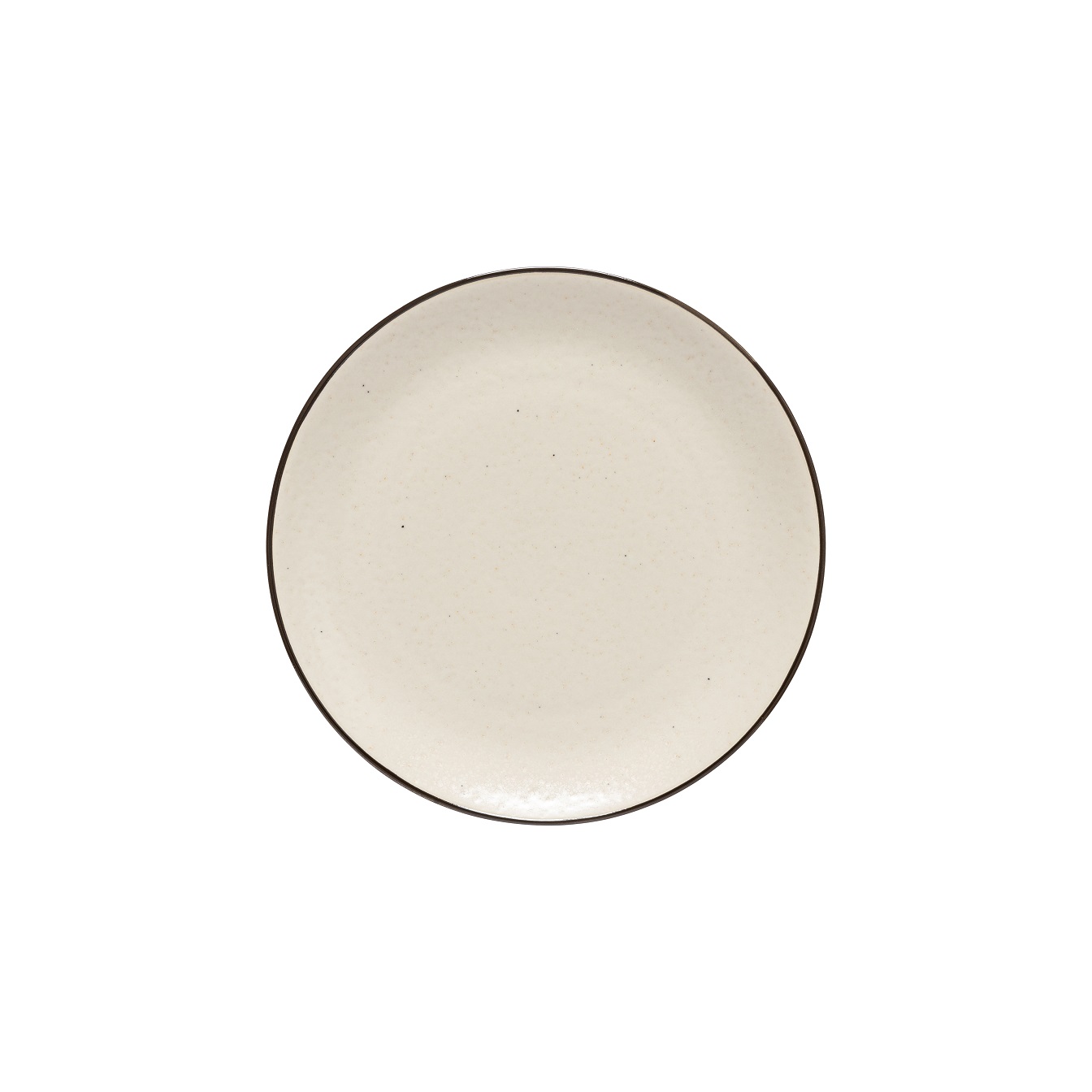 Augusta Natural Black Salad/dessert Plate 21cm Gift