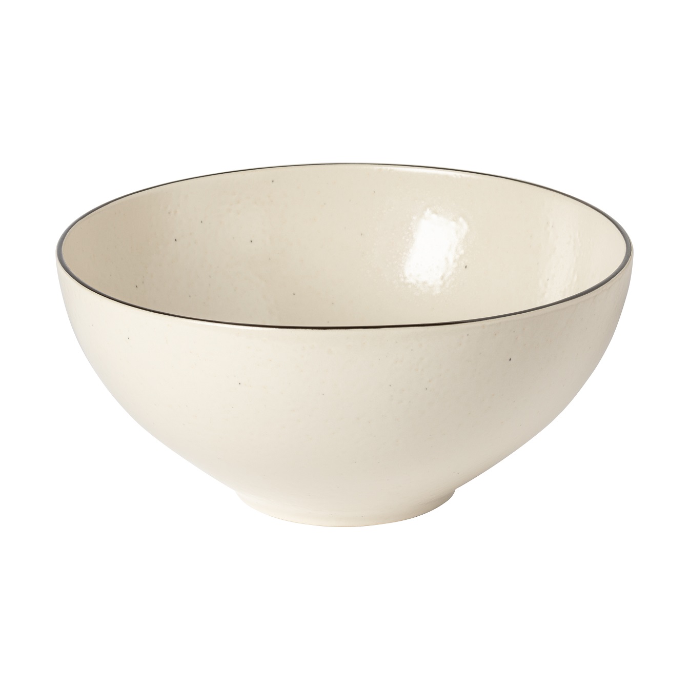 Augusta Natural Black Serving Bowl 28cm Gift