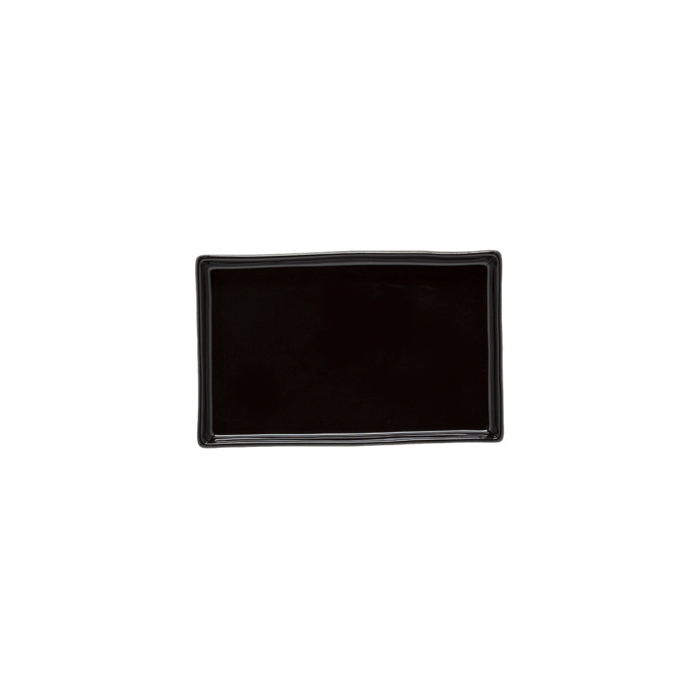 Lagoa Eco-gres Black Rectangular Tray 19cm Gift