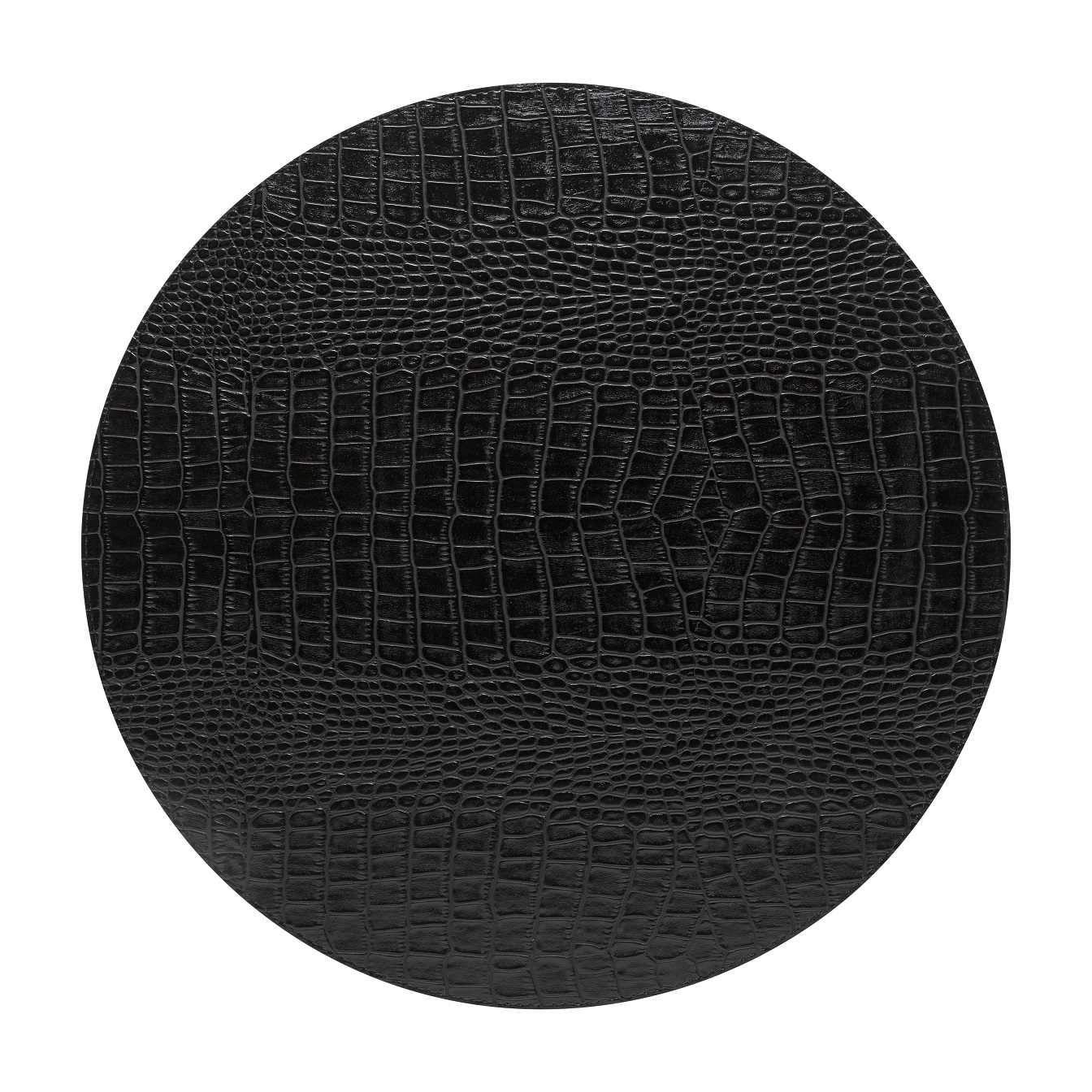 Placemats Club Black Pu Round 38cm Gift