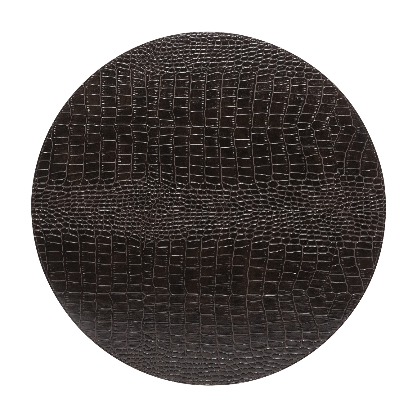 Placemats Club Chocolate Pu Round 38cm Gift