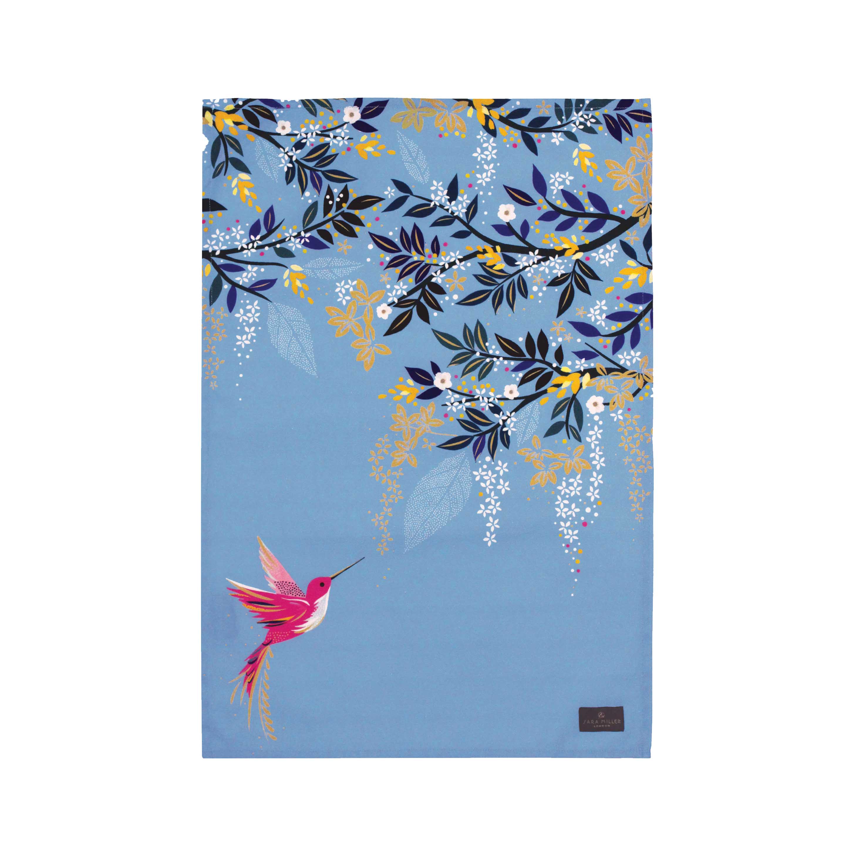 Sara Miller Tea Towel Hummingbird Gift