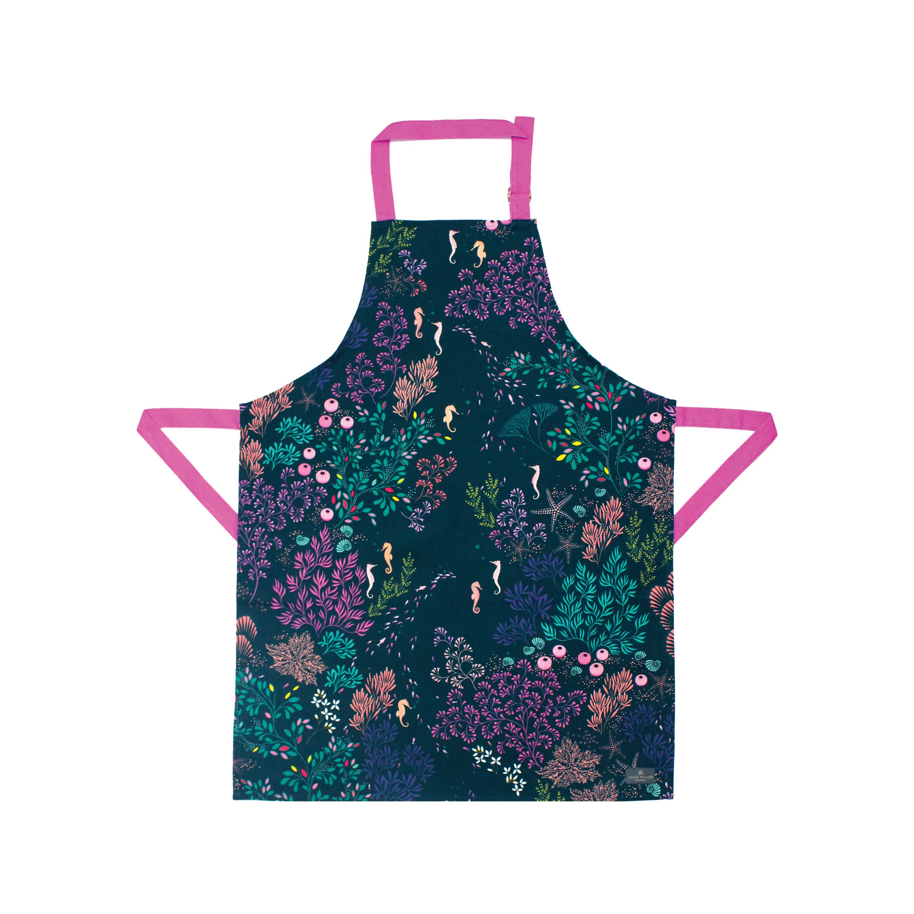 Sara Miller Apron Underwater Seahorse Gift