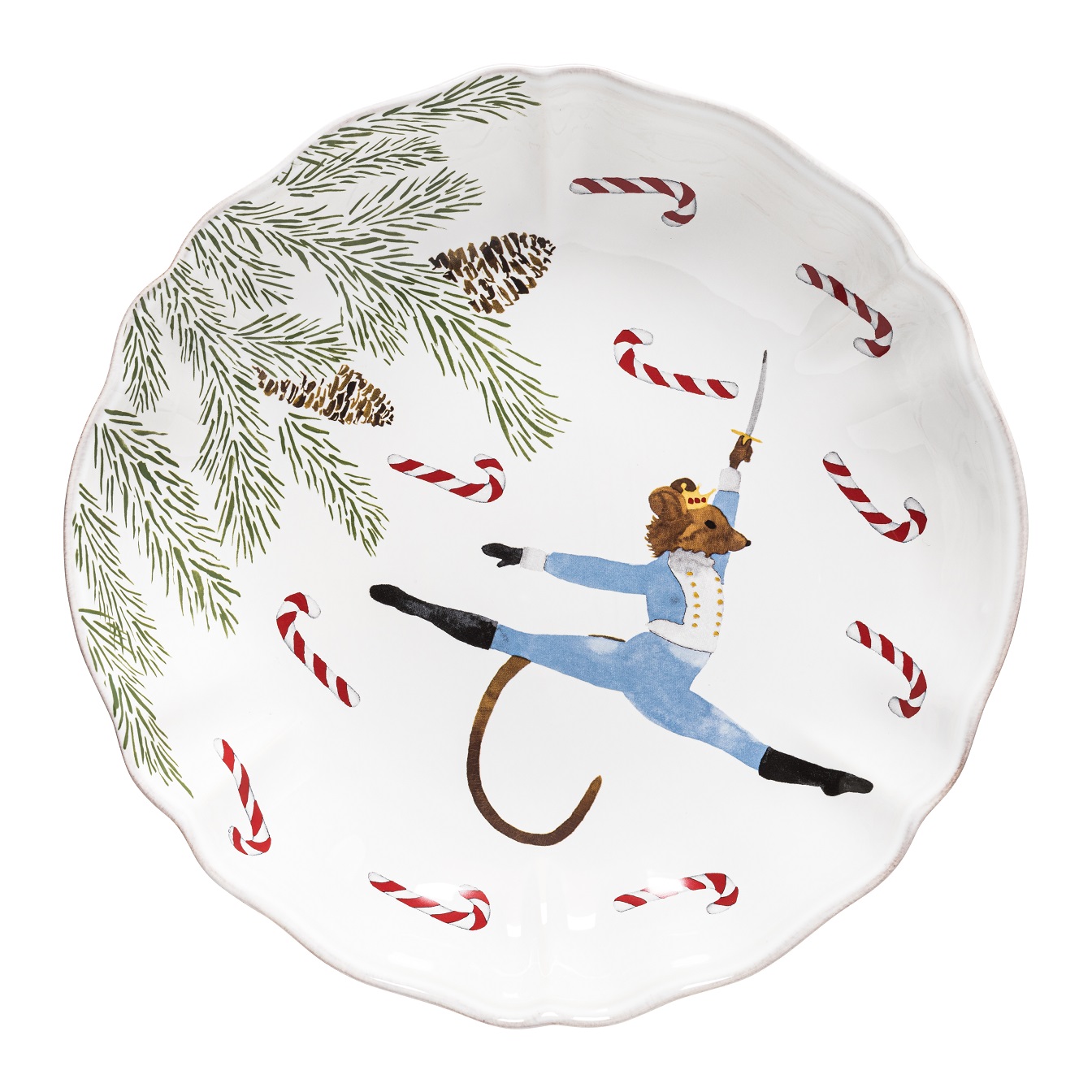 Nutcracker Pasta/serving Bowl 34cm Gift