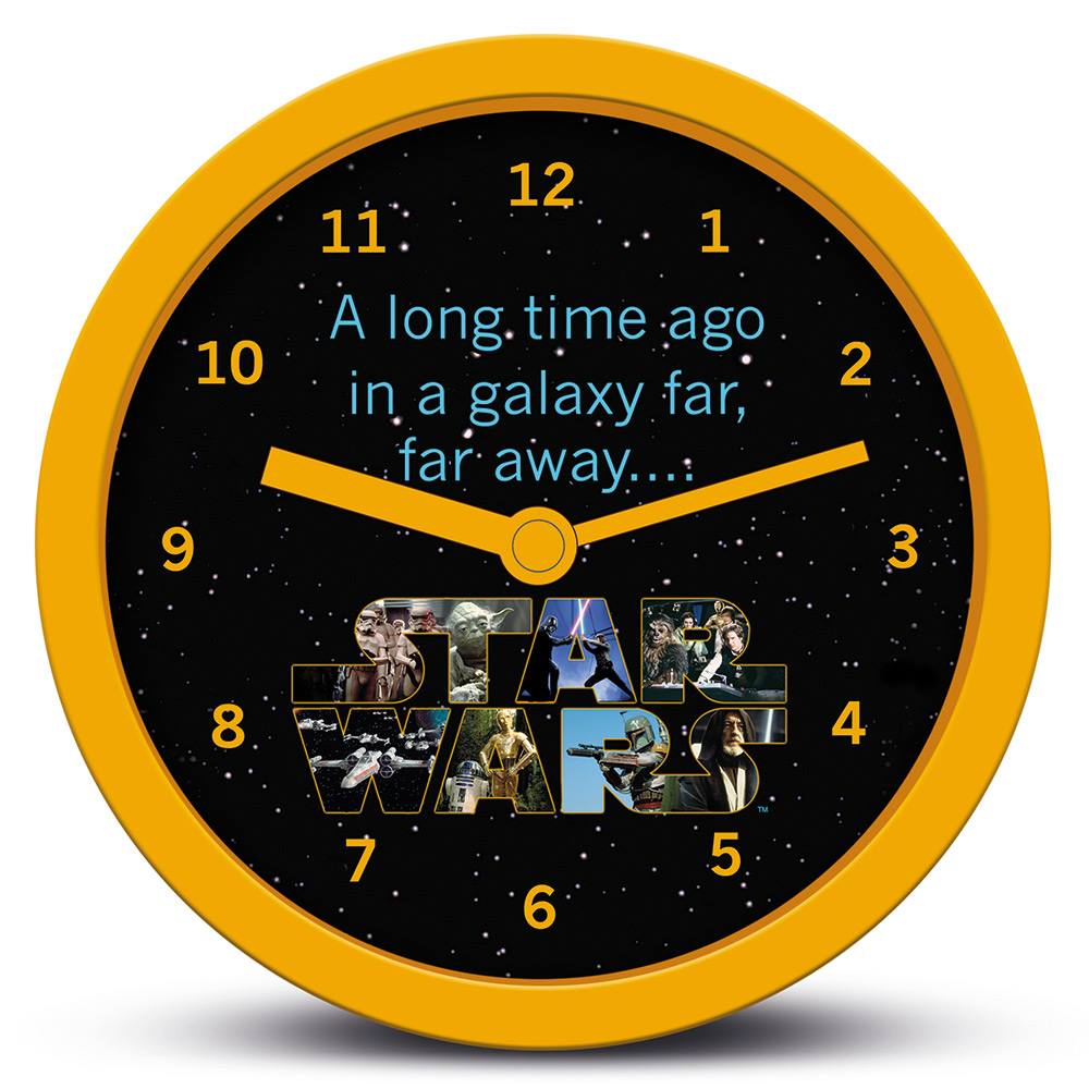 Star Wars Desk Clock A Long Time Ago 12cm Gift