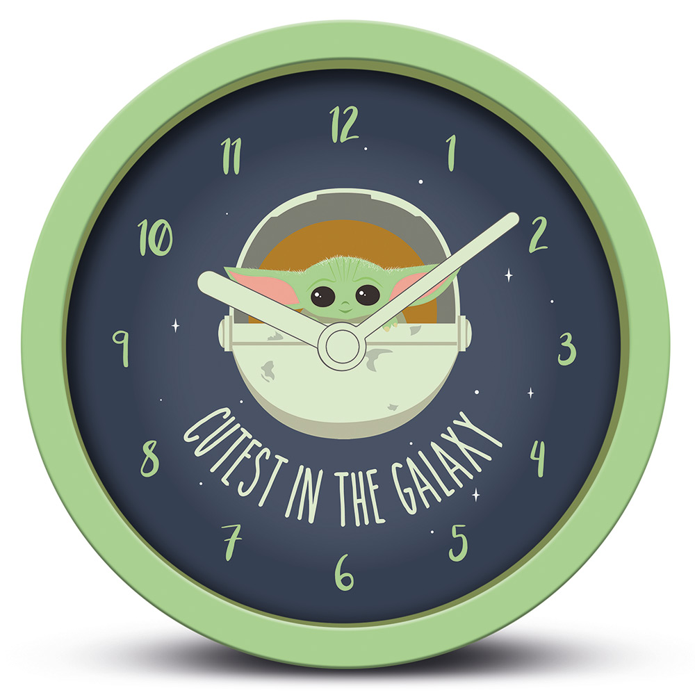 Star Wars Desk Clock The Mandalorian Cutest 12cm Gift
