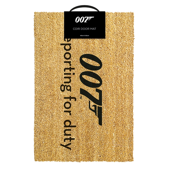 James Bond Doormat Reporting For Duty Gift
