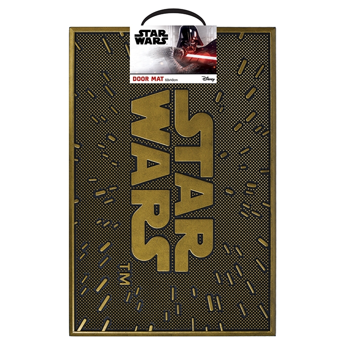 Star Wars Rubber Doormat Logo Gift