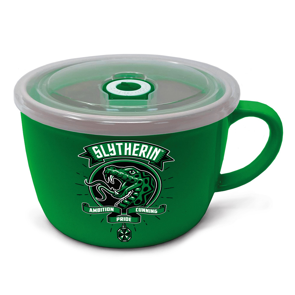 Harry Potter Soup & Snack Mug Slytherin Patch Gift