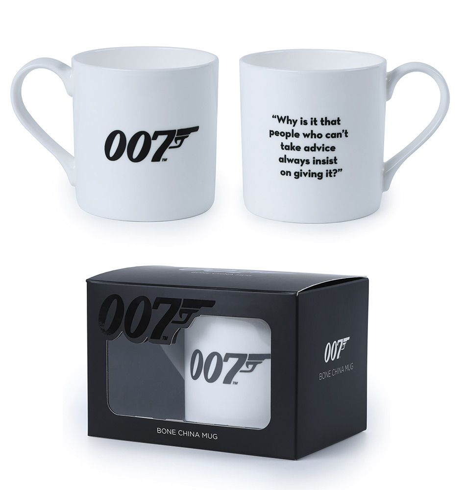 James Bond Boxed Mug Bone China Advice Gift