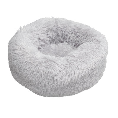 Hop Comfy & Calming Faux Fur Donut Grey Sml / Med Gift