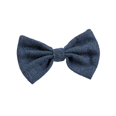 Hop Tweed Bow Tie Navy One Size Gift
