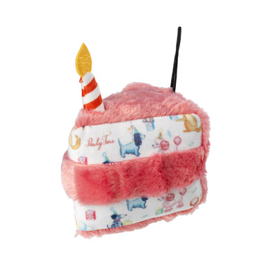 House Of Paws Plush Birthday Cake Slice Gift