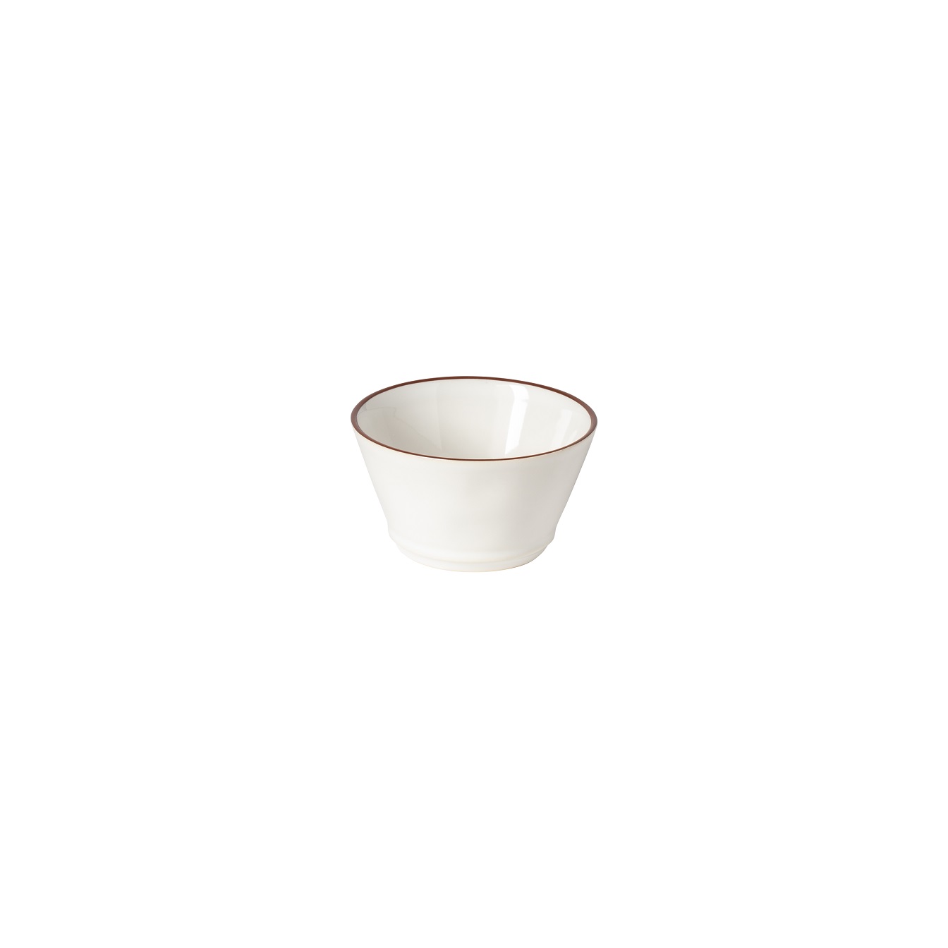 Beja White/red Round Ramekin 9cm Gift