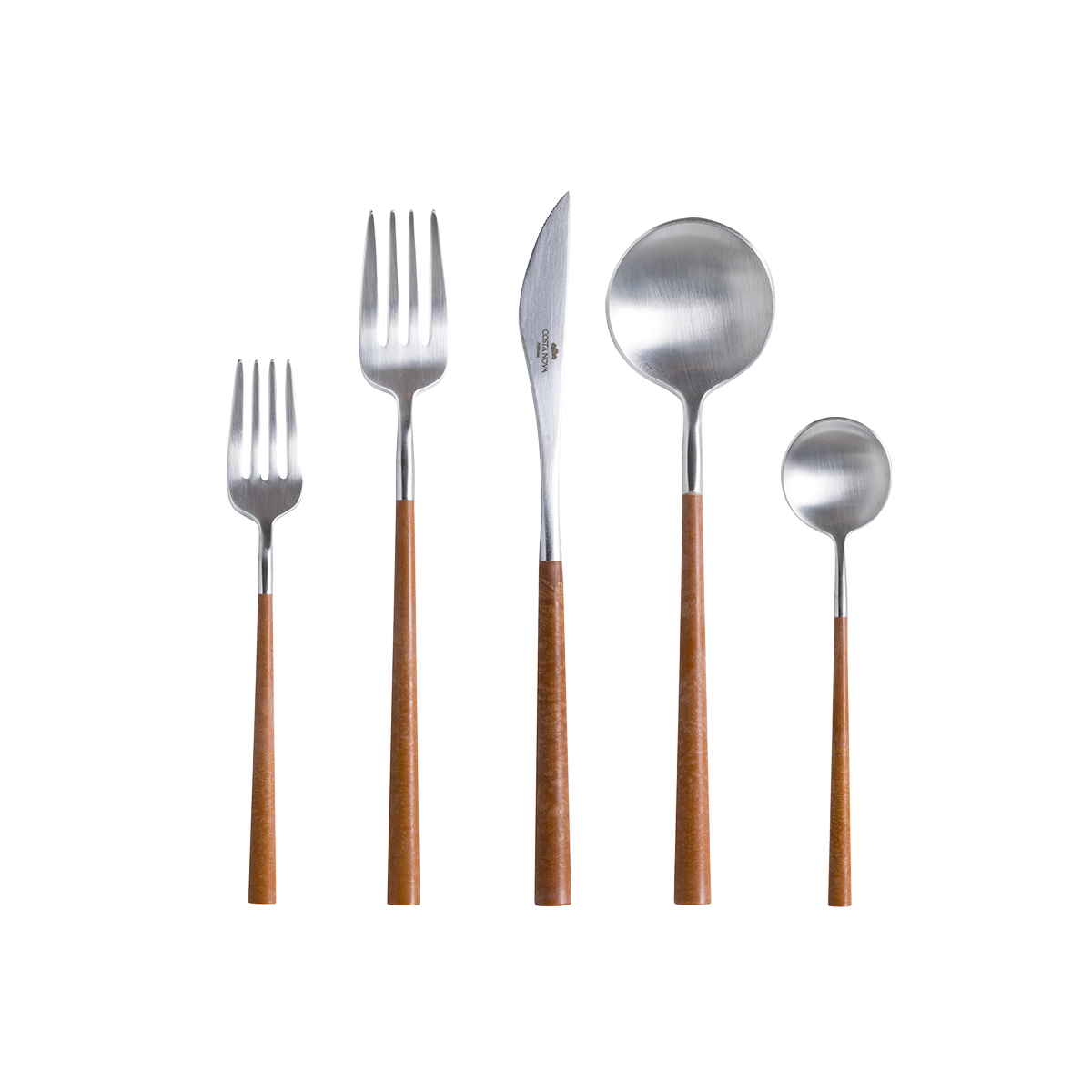 Mito Wood Flatware Set 5 Pieces Gift