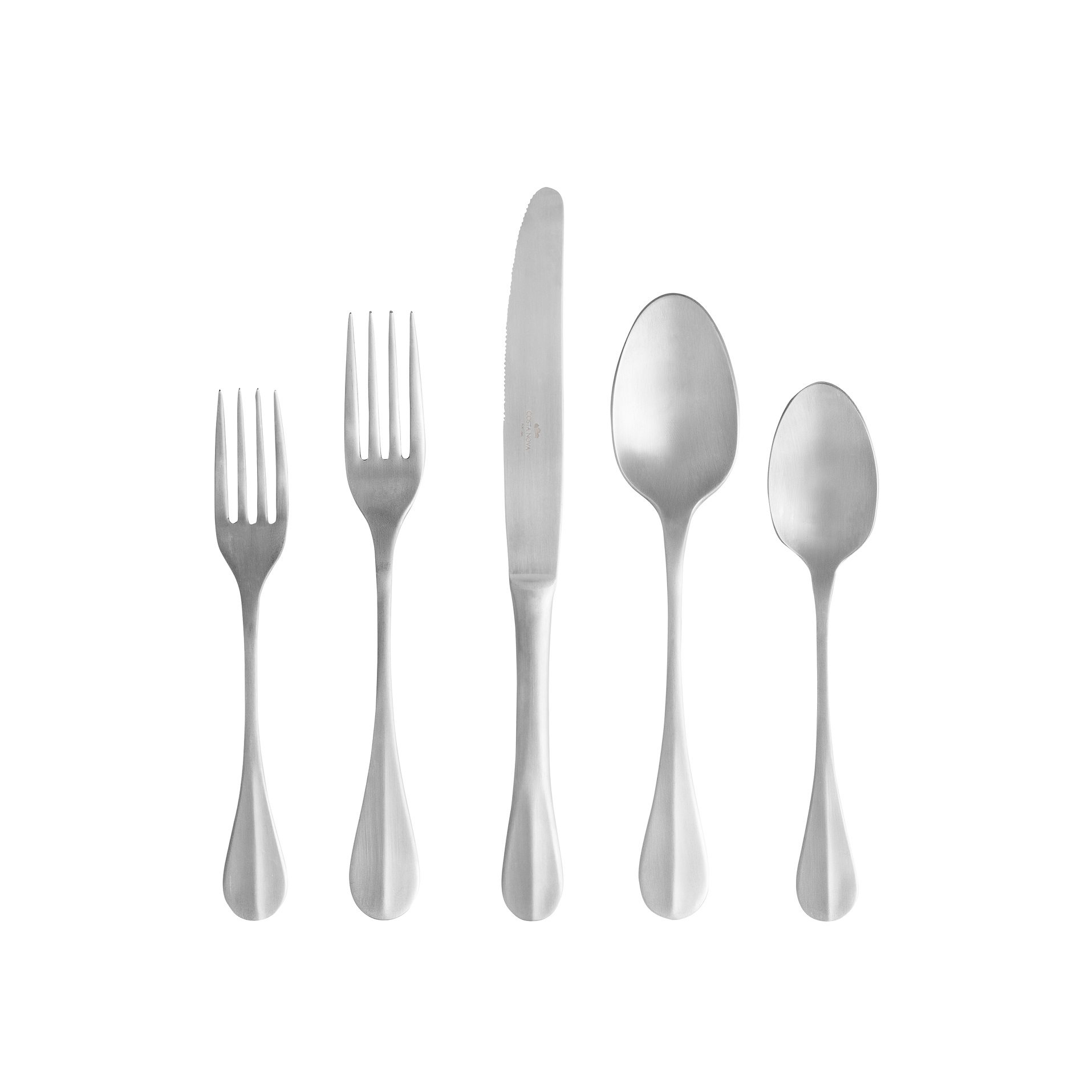 Nau Brushed Flatware Set 5 Pieces Gift