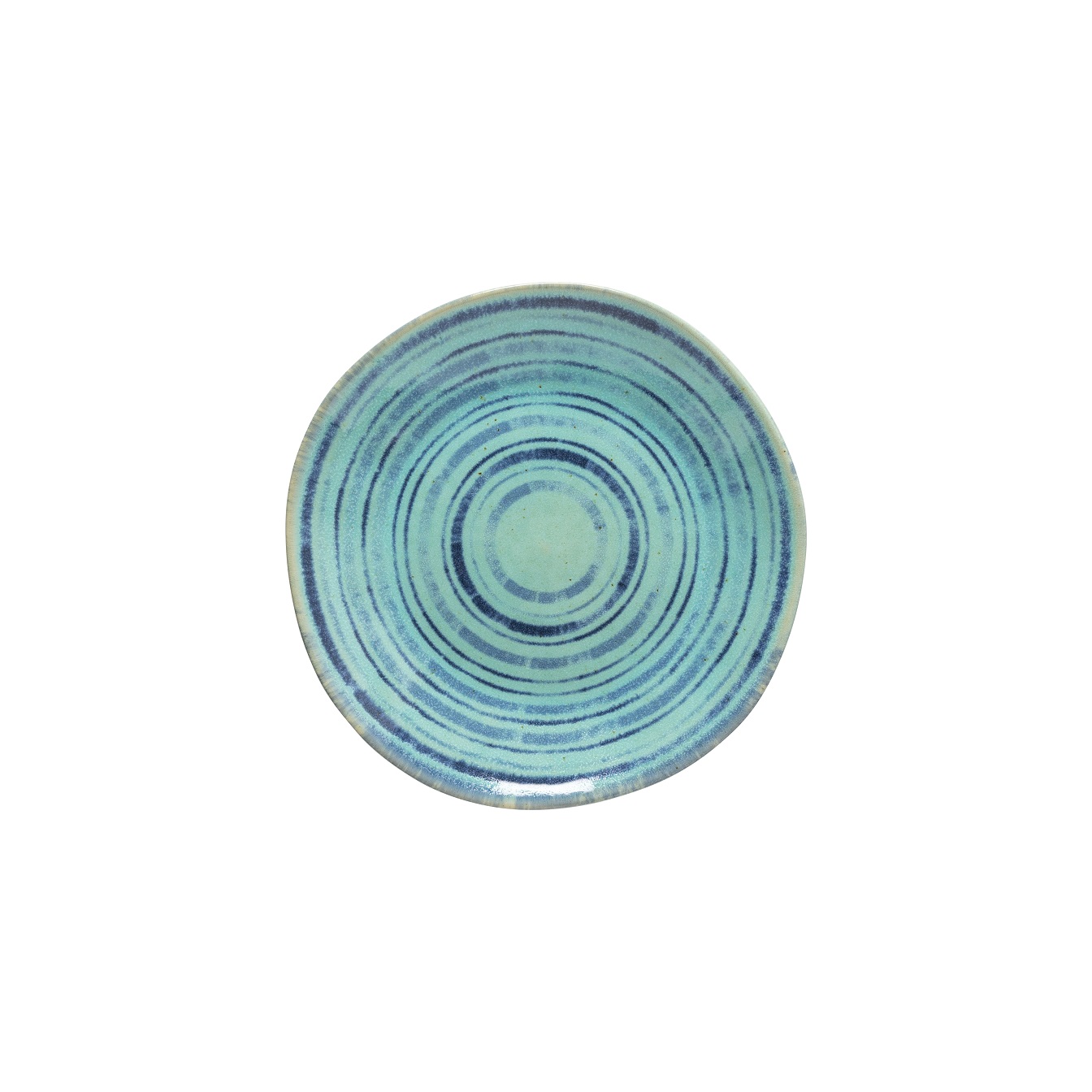 Nantucket Aqua-stripes Salad/dessert Plate 21cm Gift