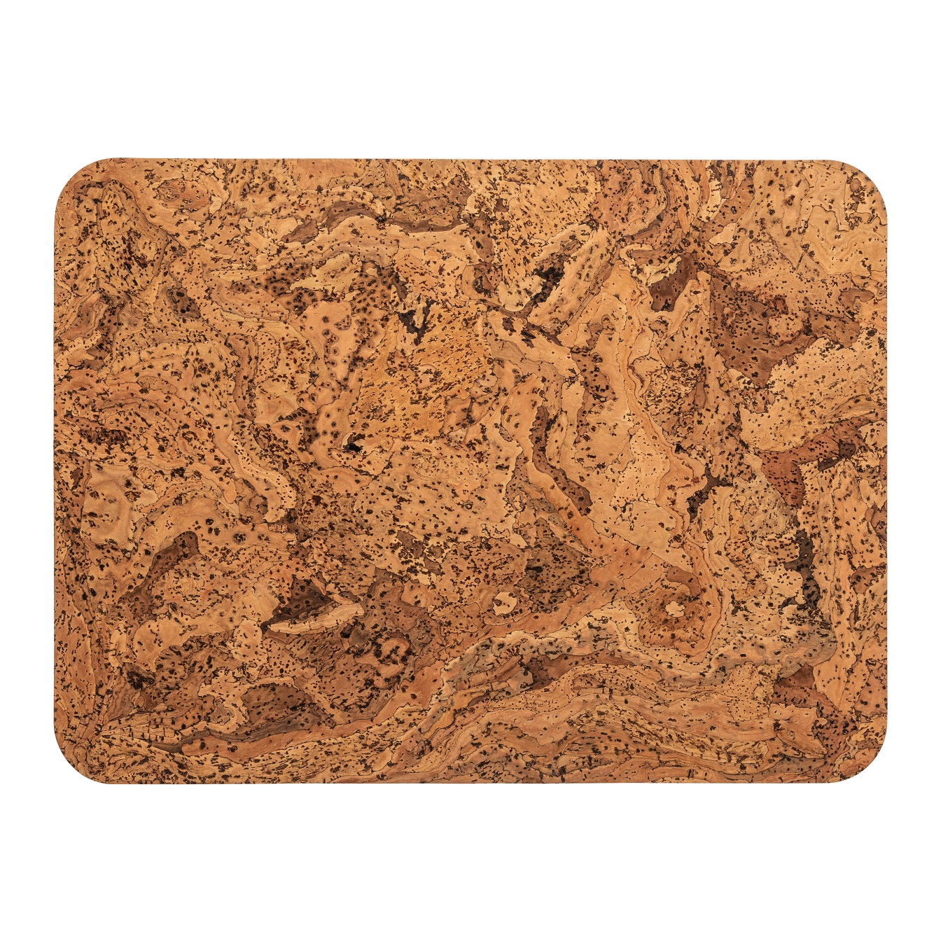 Set 4 Cork Rectangular Placemats Natural Gift