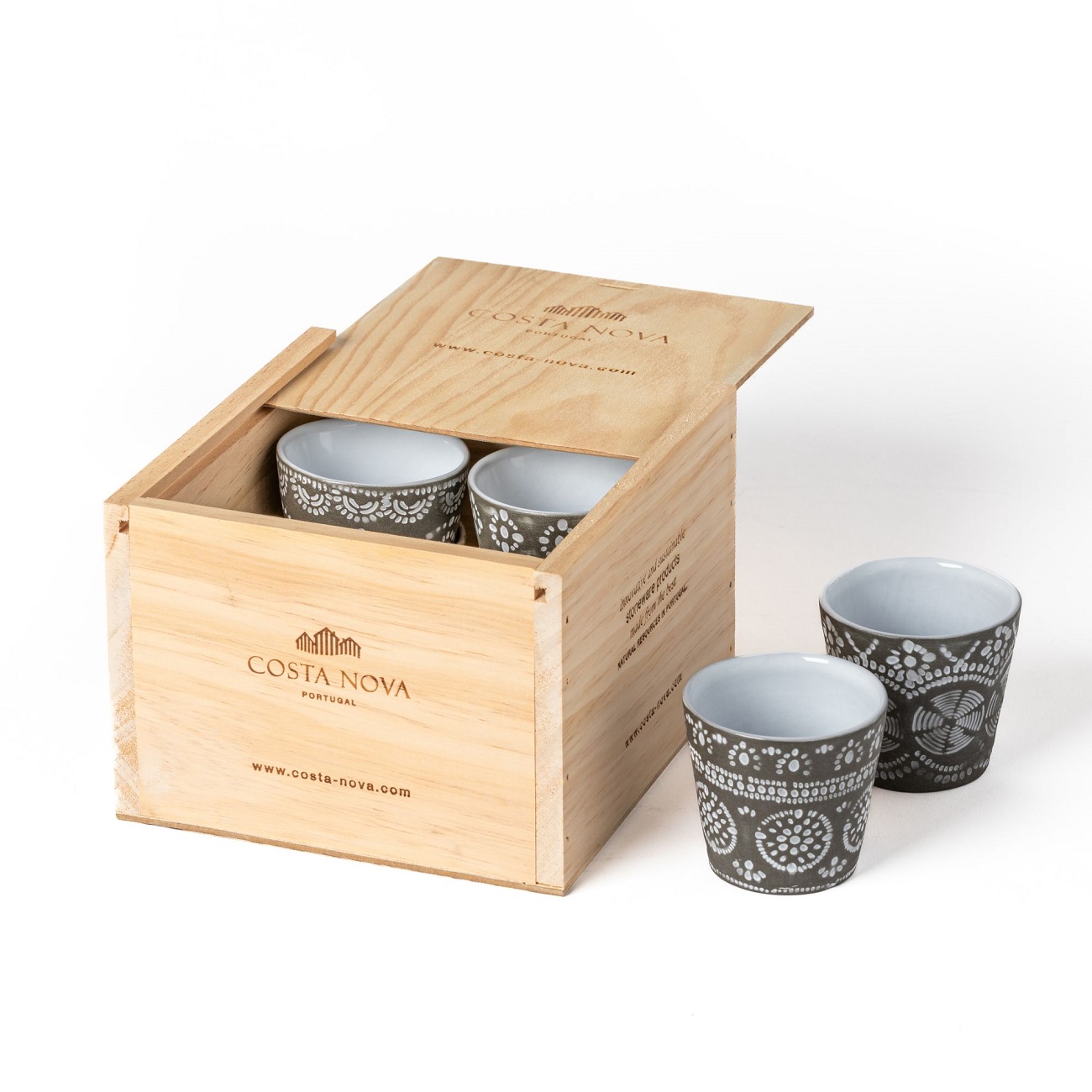 Grespresso Eco Gres Espresso Cup Gift Box 8 Mixed Gift