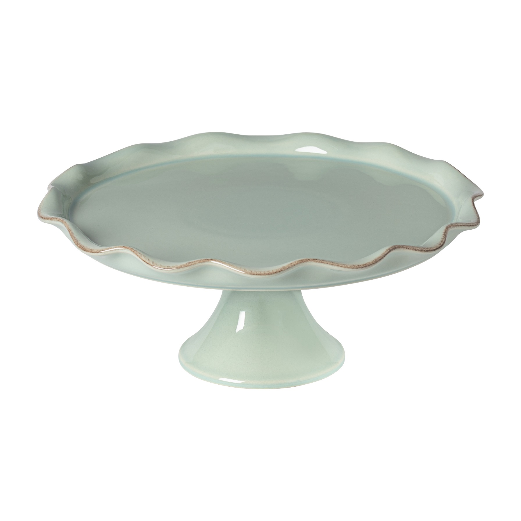 Cook & Host Turquoise Footed Plate 30cm Gift