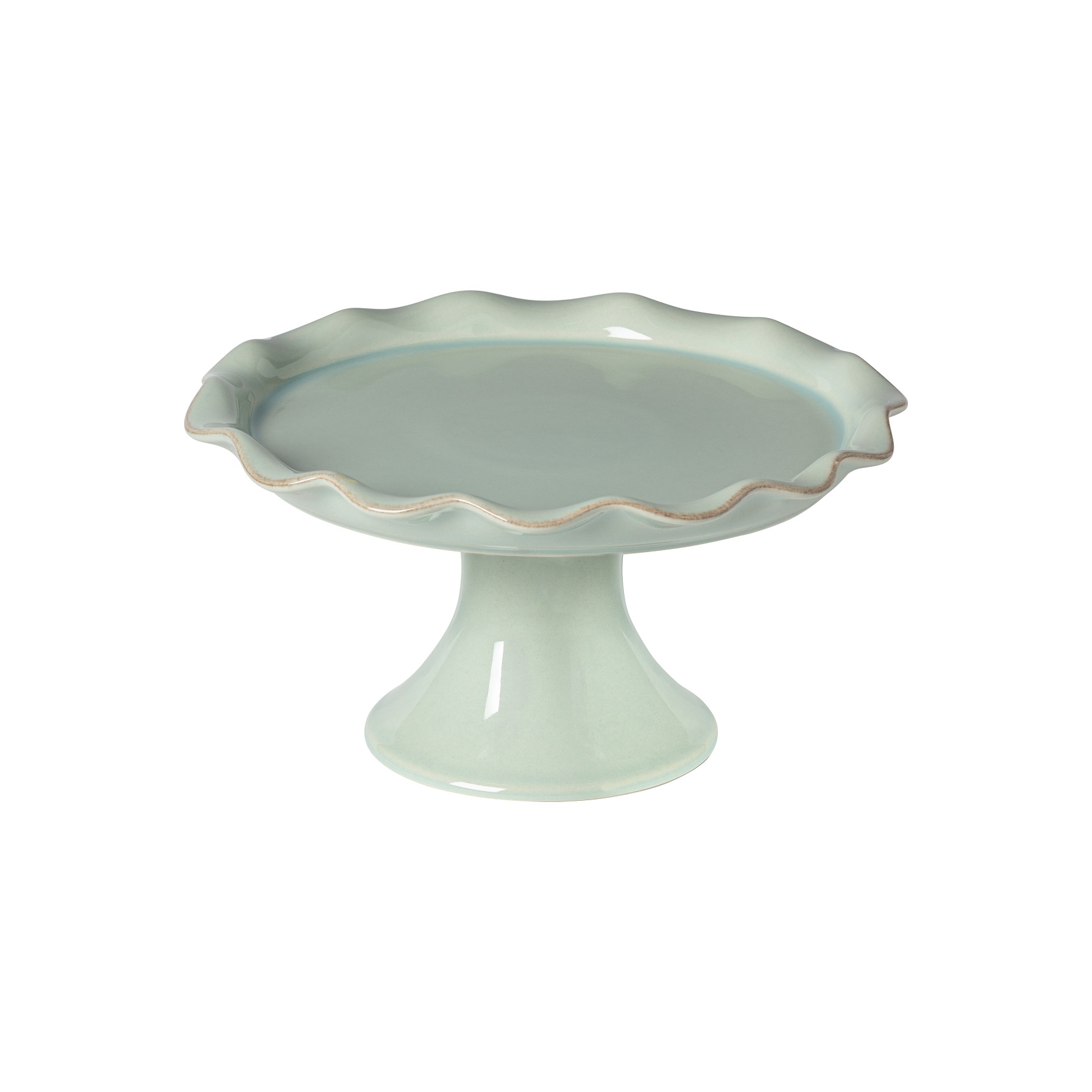 Cook & Host Turquoise Footed Plate 23cm Gift