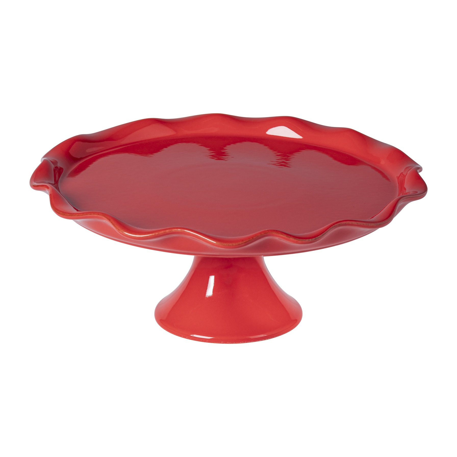 Cook & Host Red Footed Plate 30cm Gift