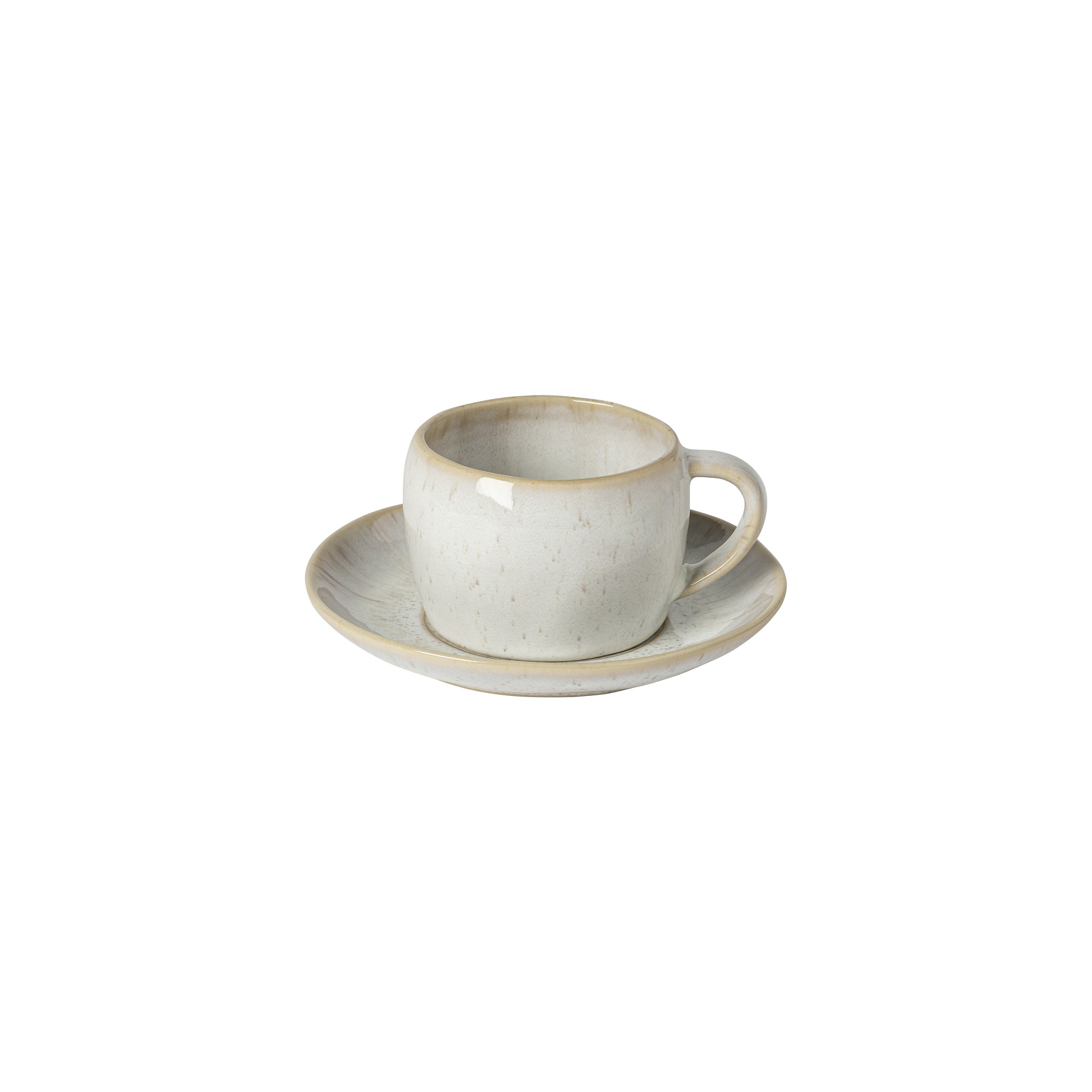 Eivissa Sand Beige Tea Cup And Saucer 23cl Gift