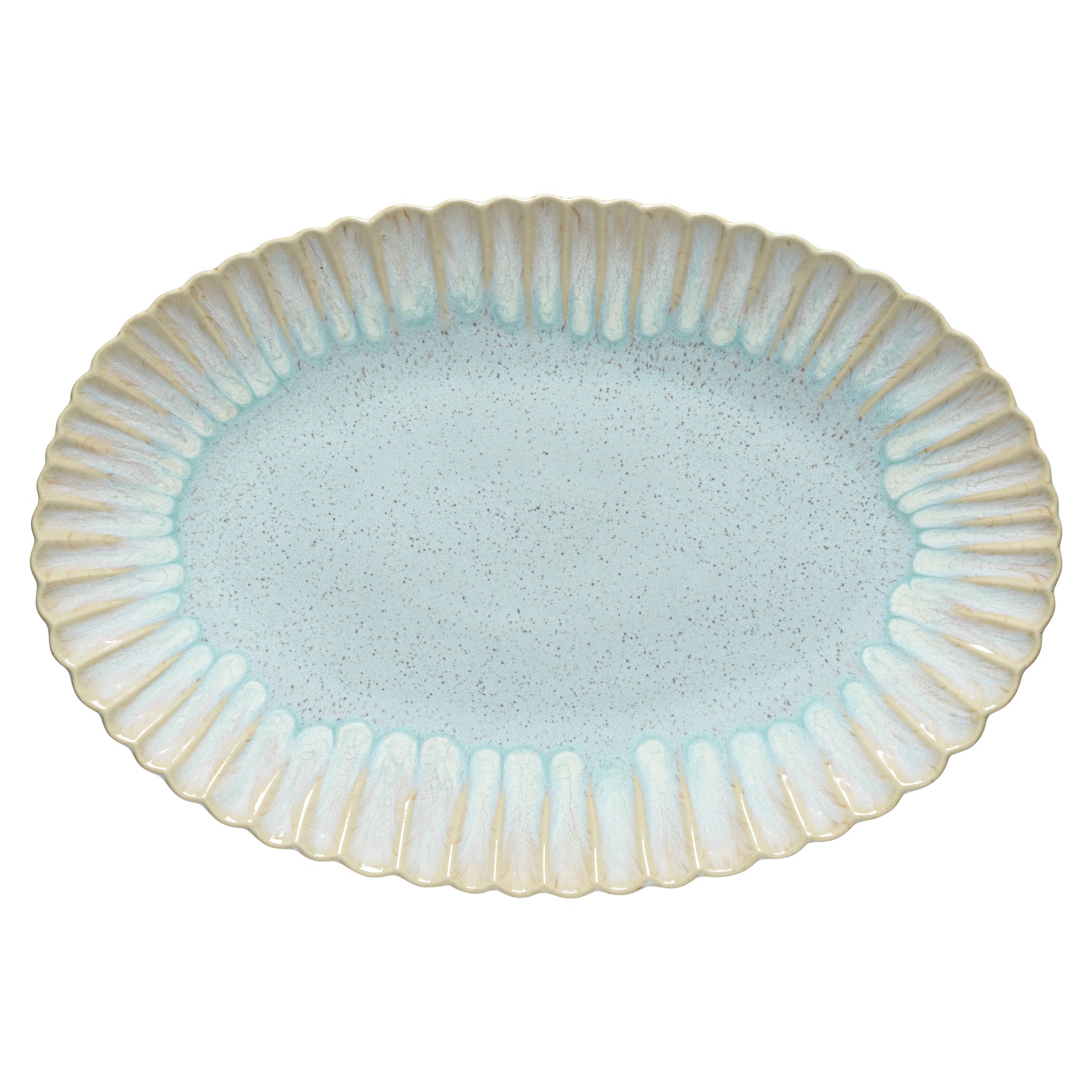 Mallorca Sea Blue Oval Platter 41cm Gift