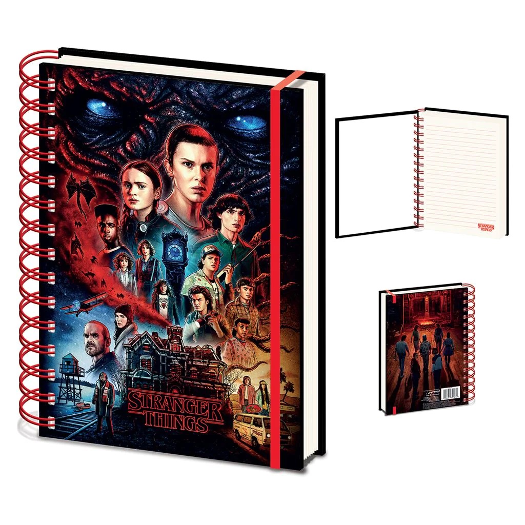 Stranger Things A5 Notebook Vecna Lenticular Gift