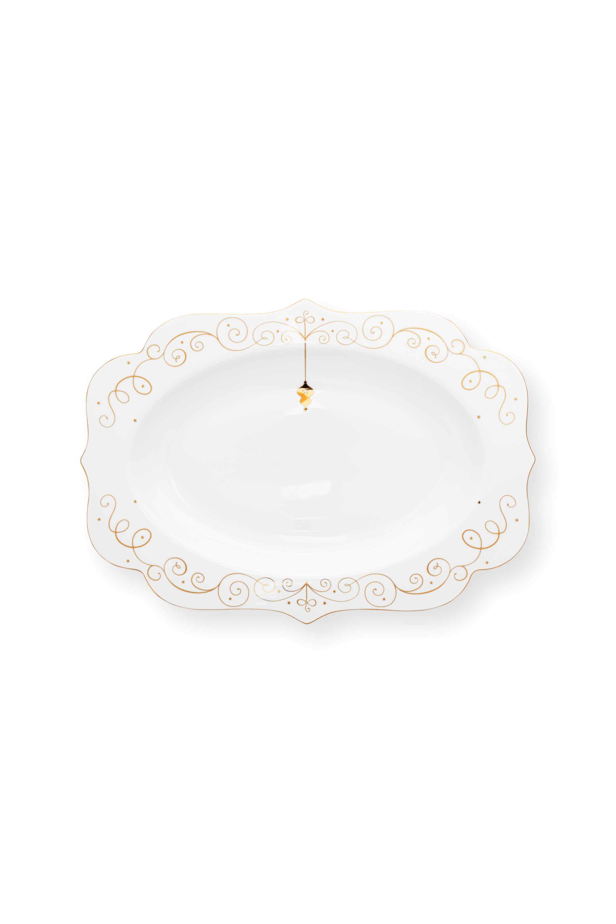 Oval Platter Royal Winter White 40x28.5cm Gift