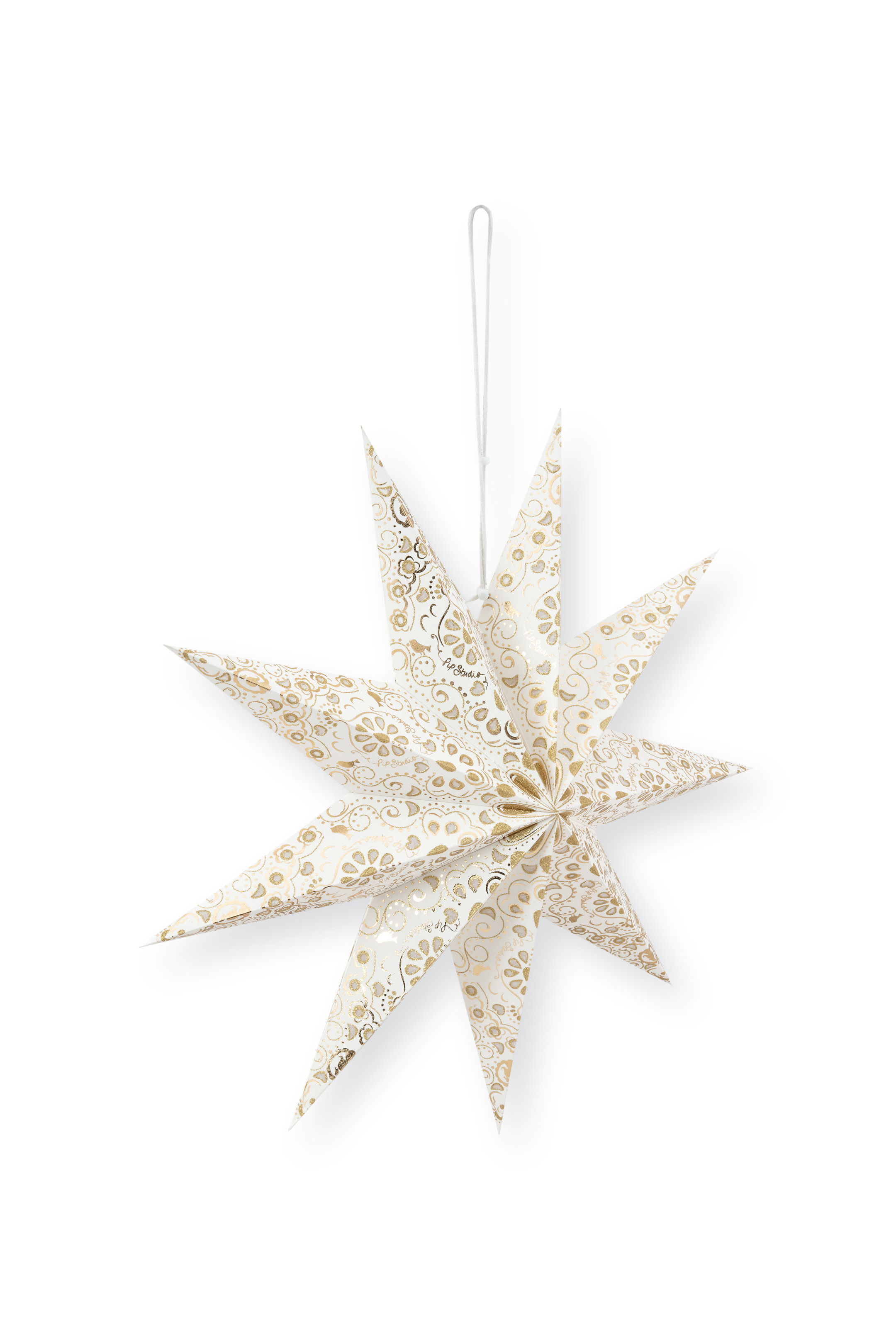 Christmas Star Paper Gold 60cm Gift